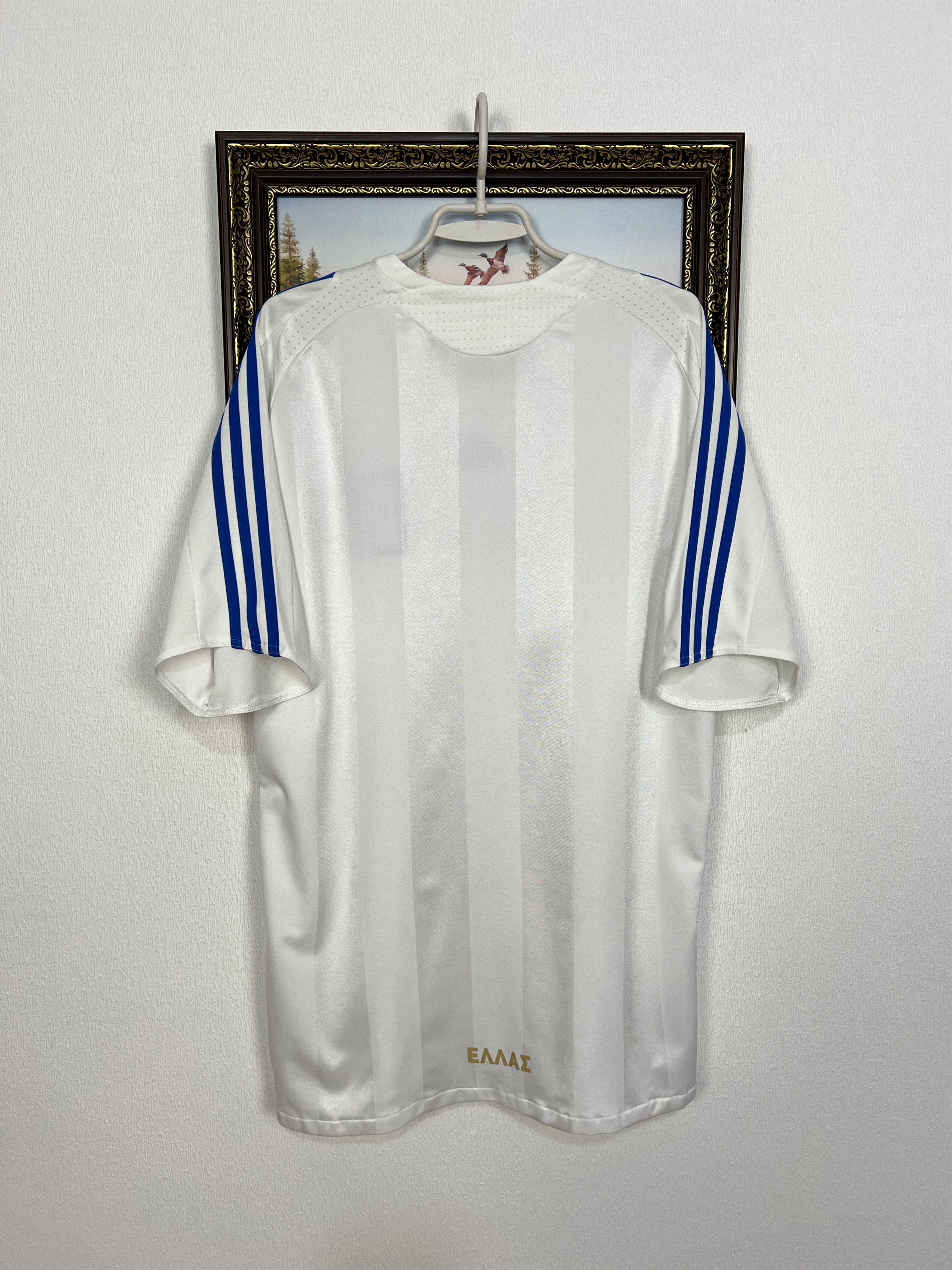 Adidas Greece Home football shirt 2008 Soccer Adidas Jersey Trikot Size US XL / EU 56 / 4 - 11 Thumbnail