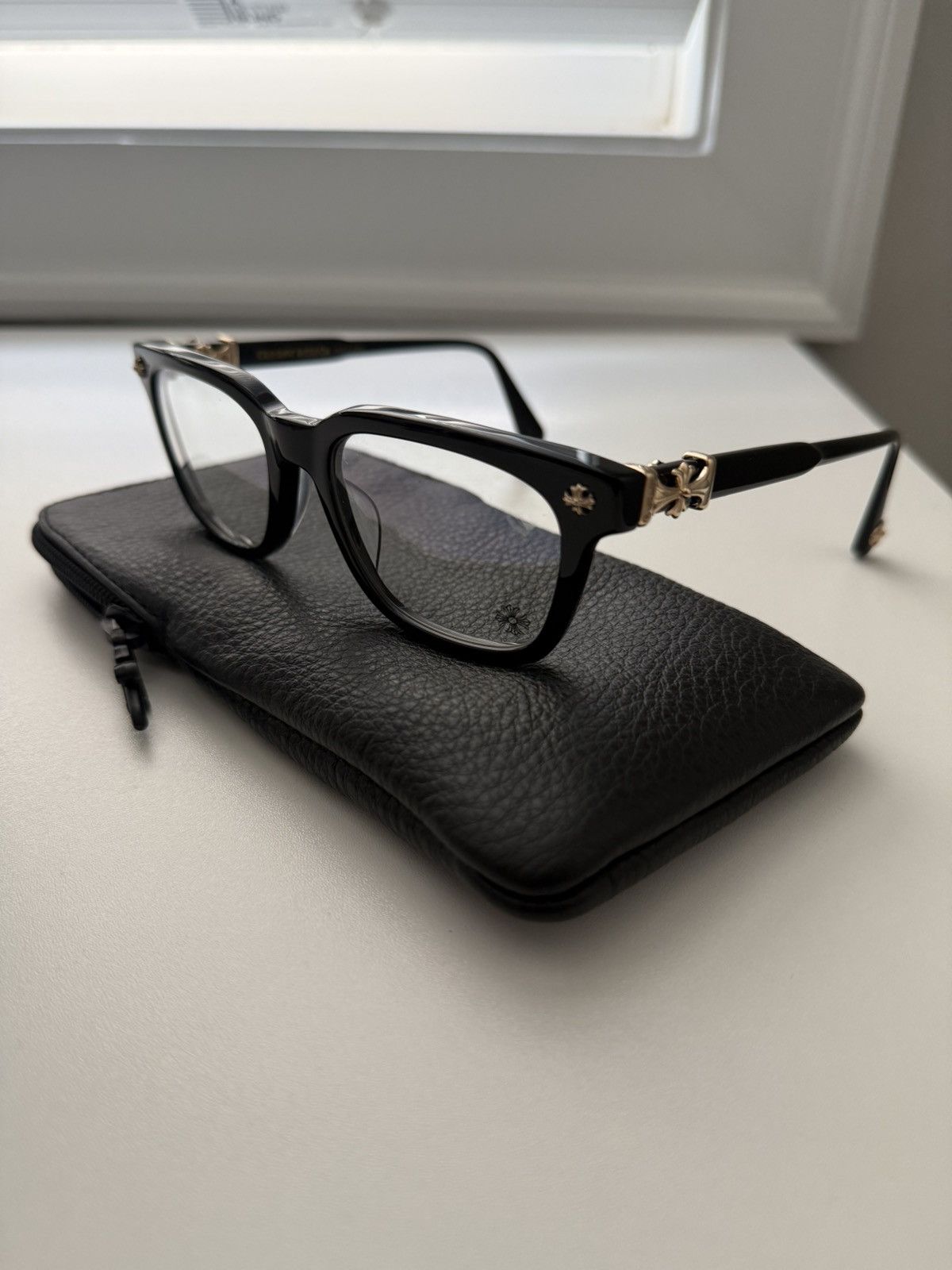 Chrome Hearts CHROME HEARTS COX UCKER BLACK / 18K GOLD PLATED Size ONE SIZE - 2 Thumbnail