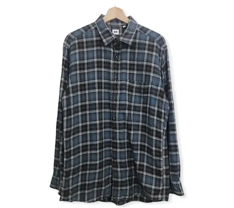image of Uniqlo Flannel Shirt Button Up, Men's (Size Large)