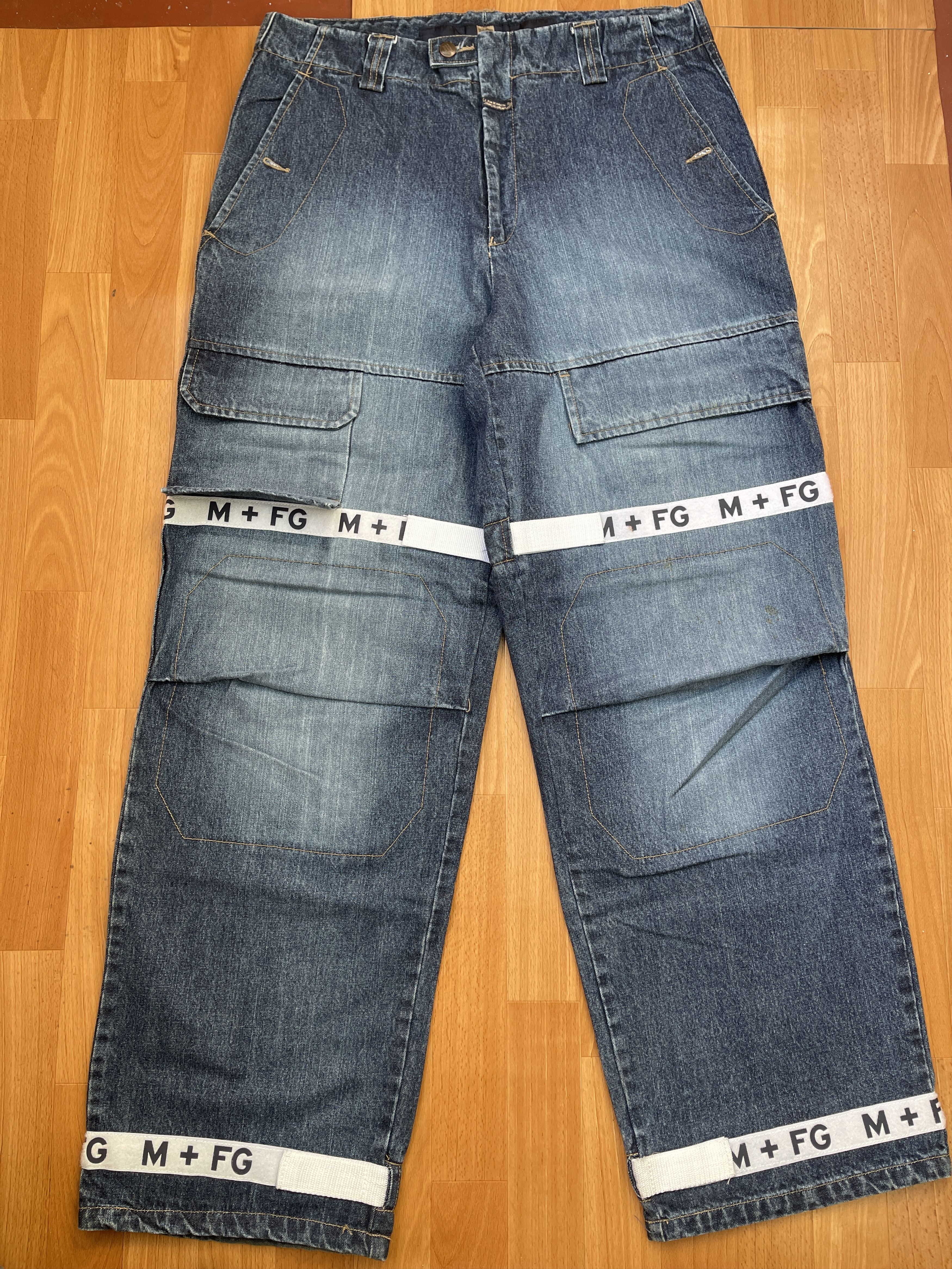 Marithe + Francois Girbaud Marithe Francois Girbaud jeans, vintage baggy 90s hip hop 36 Size US 36 / EU 52 - 1 Thumbnail