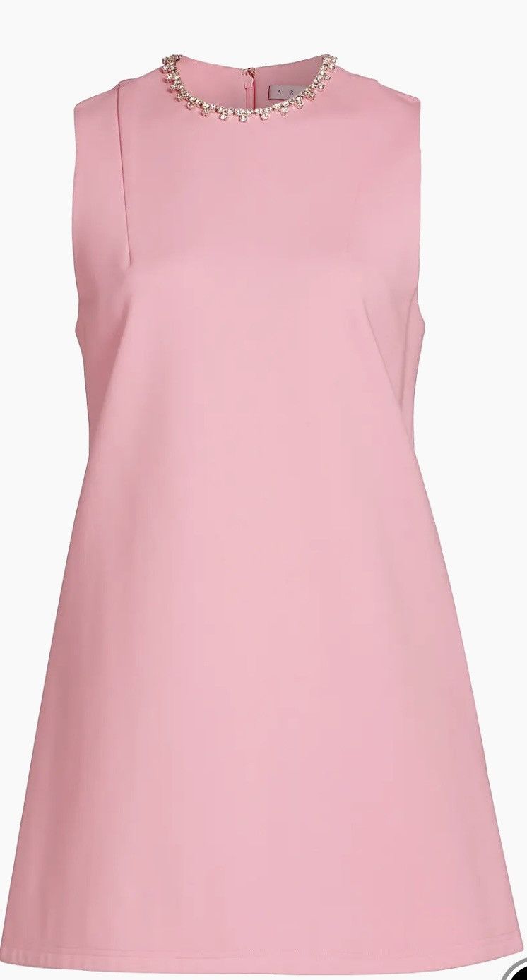 Area Area Crystal Heart Cutout Back Shift Pink Size Large Size L / US 10 / IT 46 - 2 Thumbnail