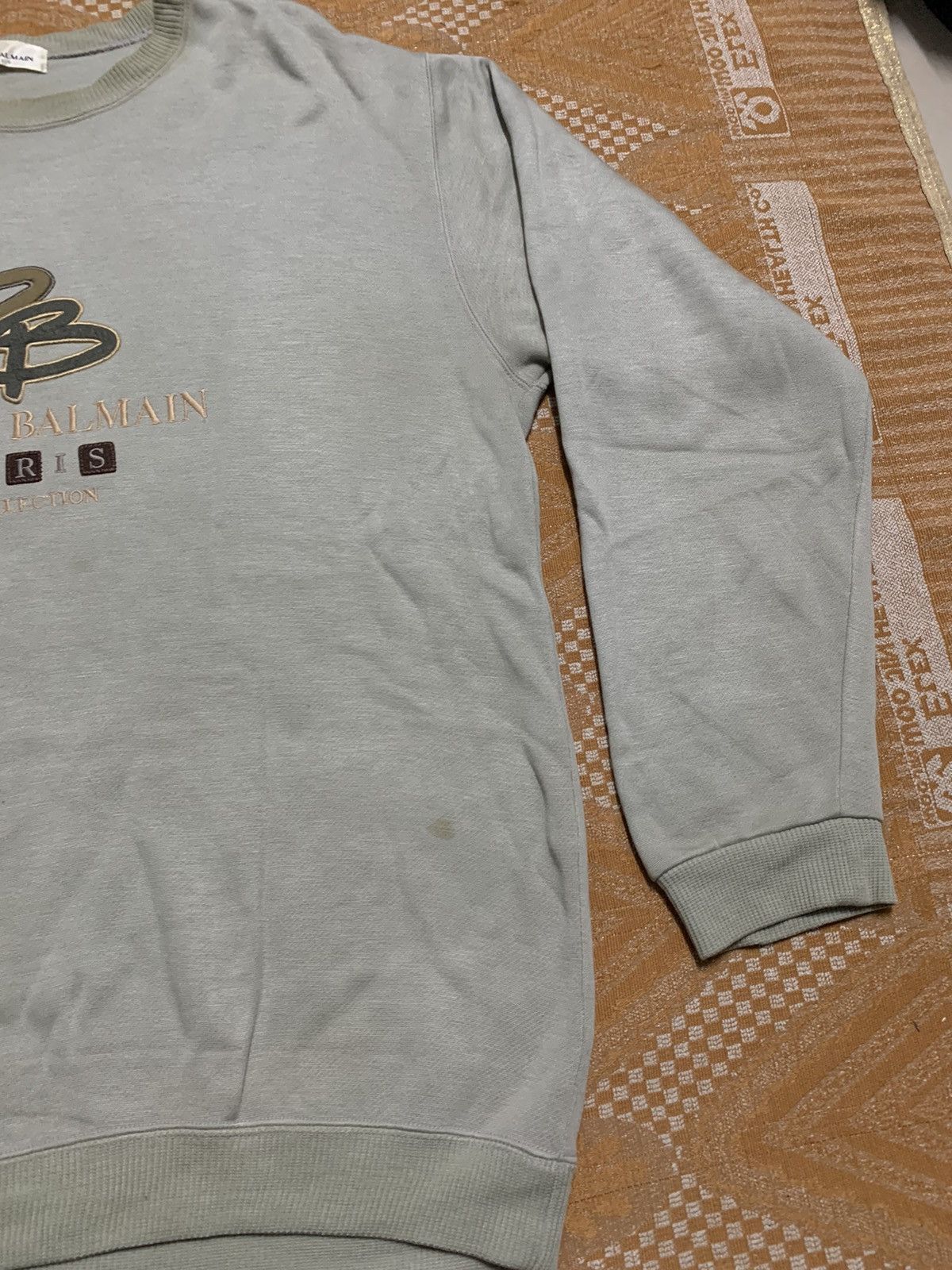 Japanese Brand × Pierre Balmain × Vintage 90s PIERRE BALMAIN EMBROIDERED LOGO SWEATSHIRT Size US L / EU 52-54 / 3 - 7 Thumbnail