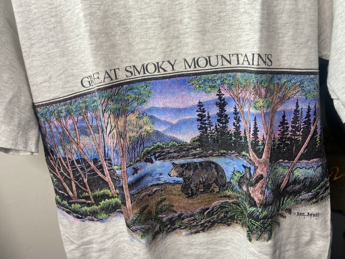 Vintage Great Smoky Mountains Vintage Shirt 90s Size Large San Segal Size US L / EU 52-54 / 3 - 12 Thumbnail