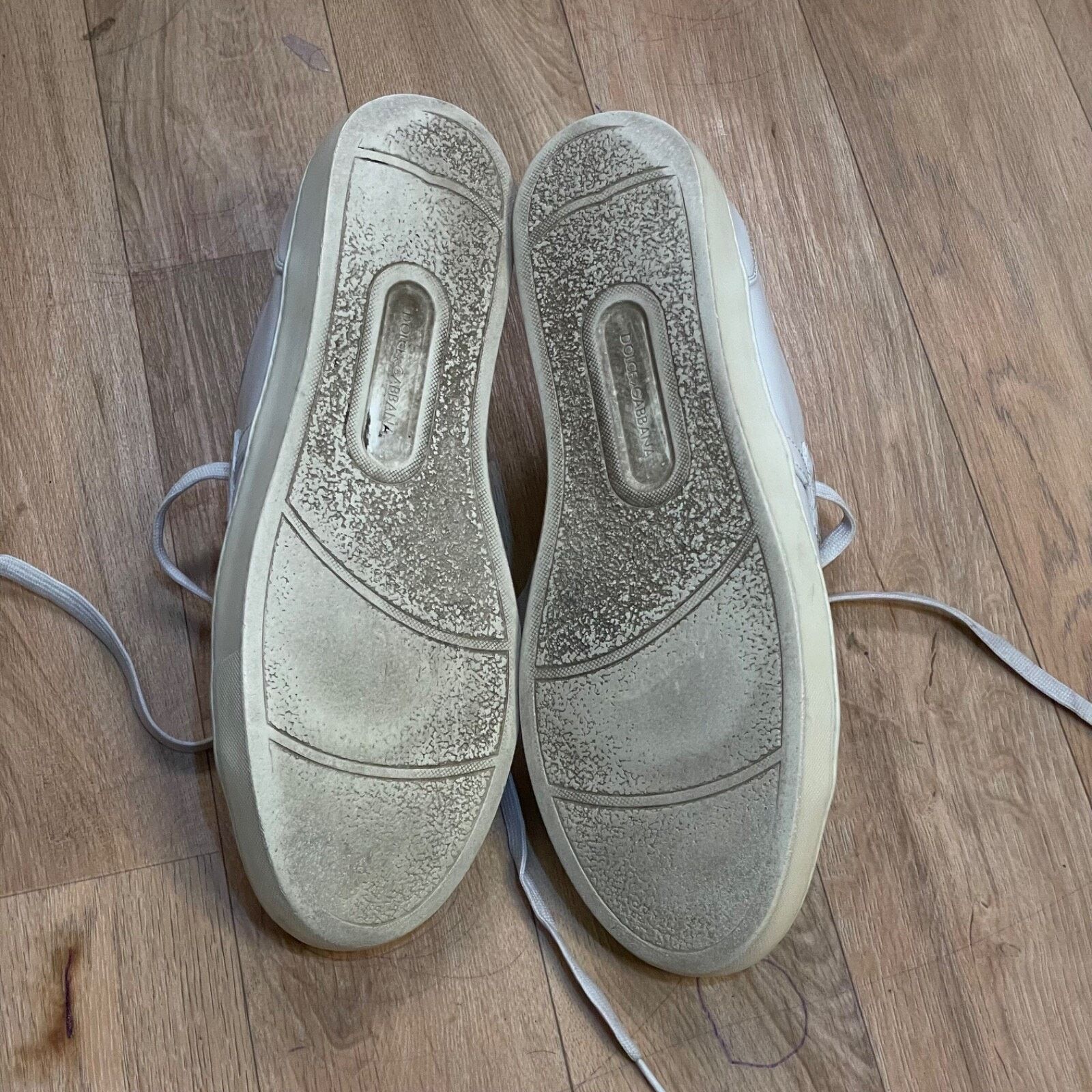 Dolce & Gabbana Dolce & Gabbana sneakers white Leather Low Top shoes italy Size US 10 / EU 43 - 14 Thumbnail