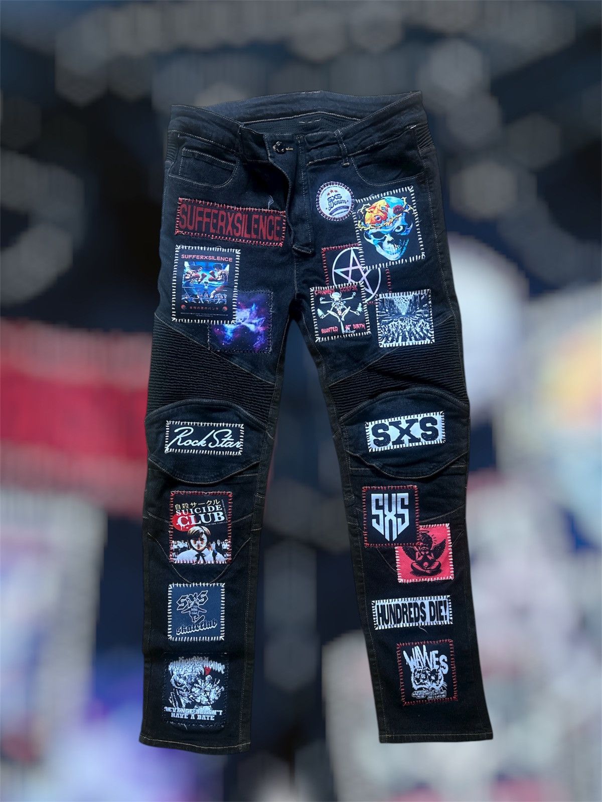 Other SXS Moto Jeans Size US 34 / EU 50 - 1 Preview