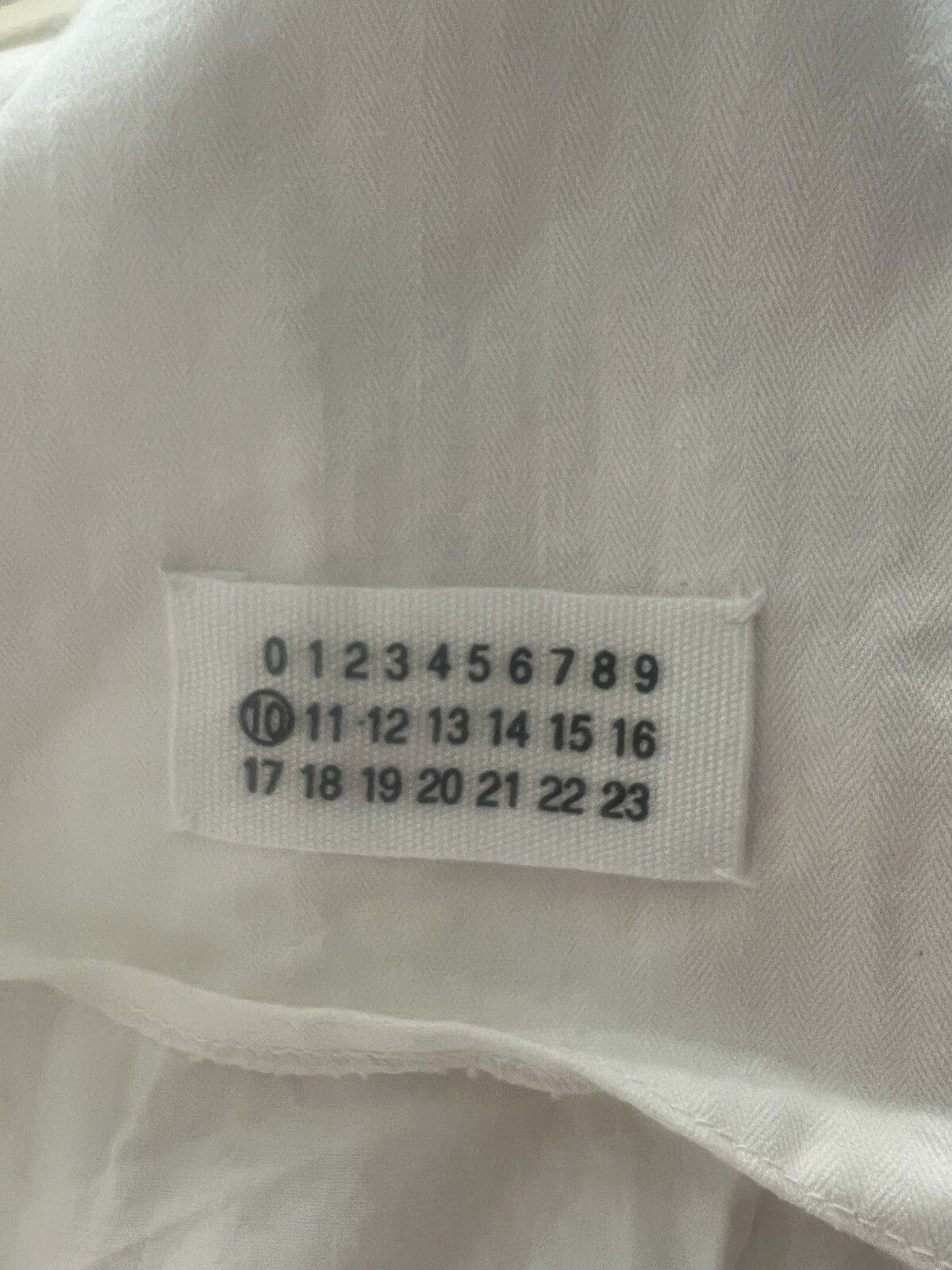 Maison Margiela Maison Margiela 10 Men’s White Safari Belt Jacket 2003 Size US L / EU 52-54 / 3 - 9 Thumbnail