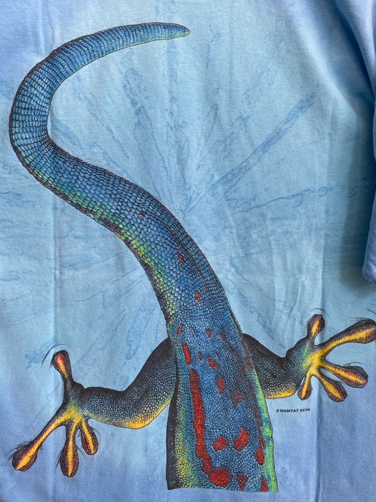 Habitat × Vintage Vintage Habitat Leopard Gecko Tie Dye Shirt Size US XL / EU 56 / 4 - 4 Thumbnail