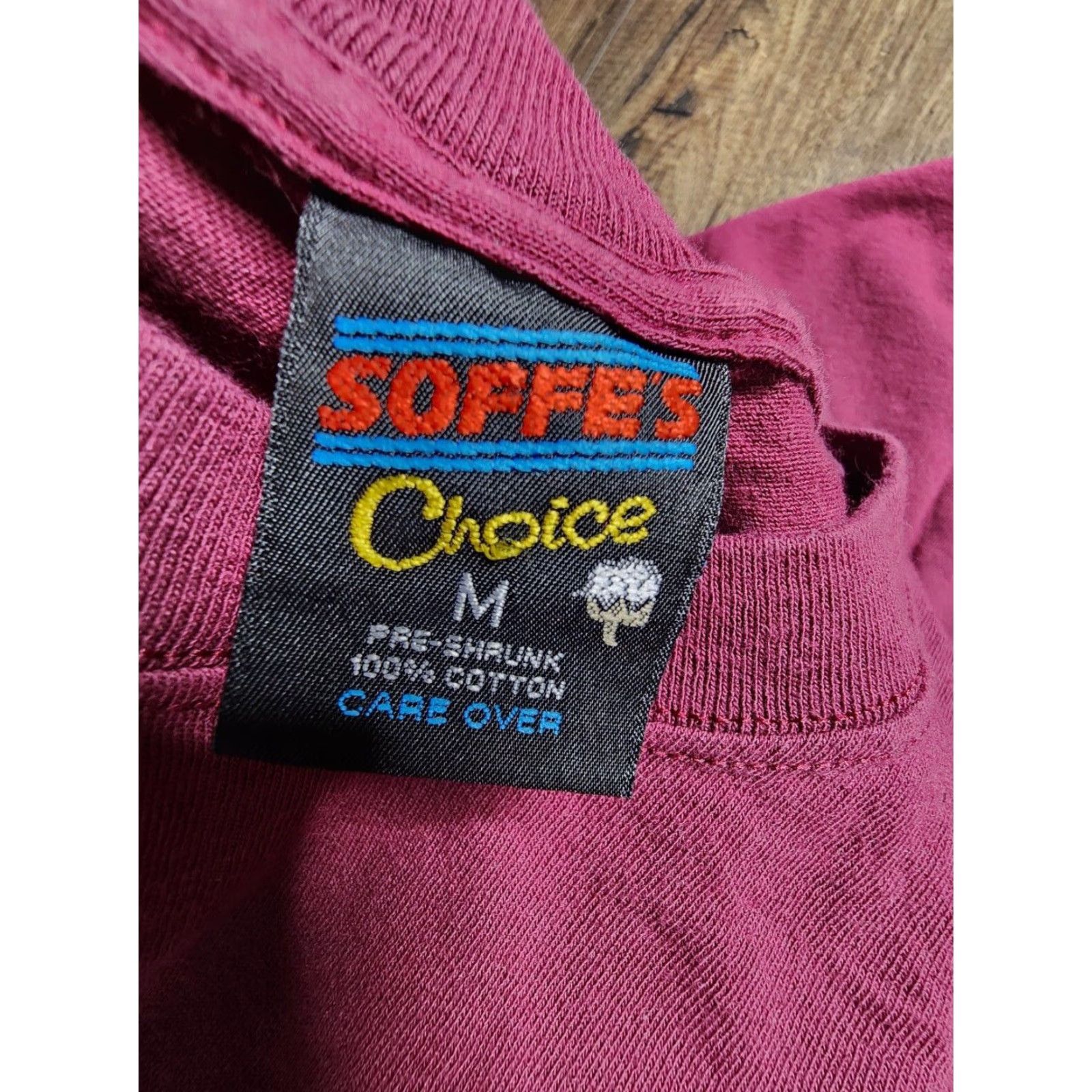 Soffe VINTAGE Soffe T-Shirt Mens M Red 70s Graphic Tee Short Sleeve Cotton United States Vintage Mens M Red 70s Soffe T-Shirt Size US M / EU 48-50 / 2 - 6 Thumbnail