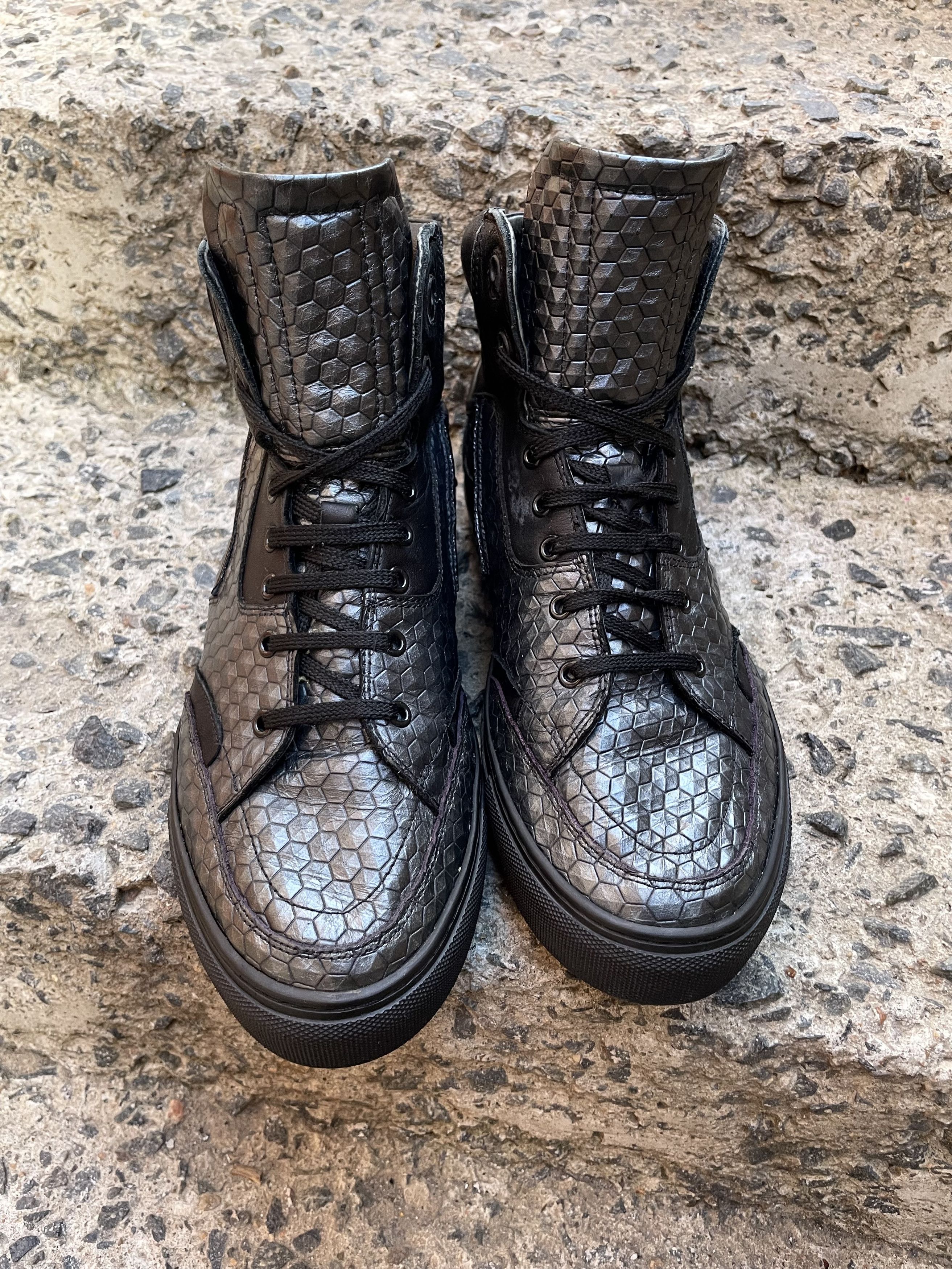 Floris van Bommel Rare Floris van Bommel hi-top sneakers hype Size US 10.5 / EU 43-44 - 5 Thumbnail
