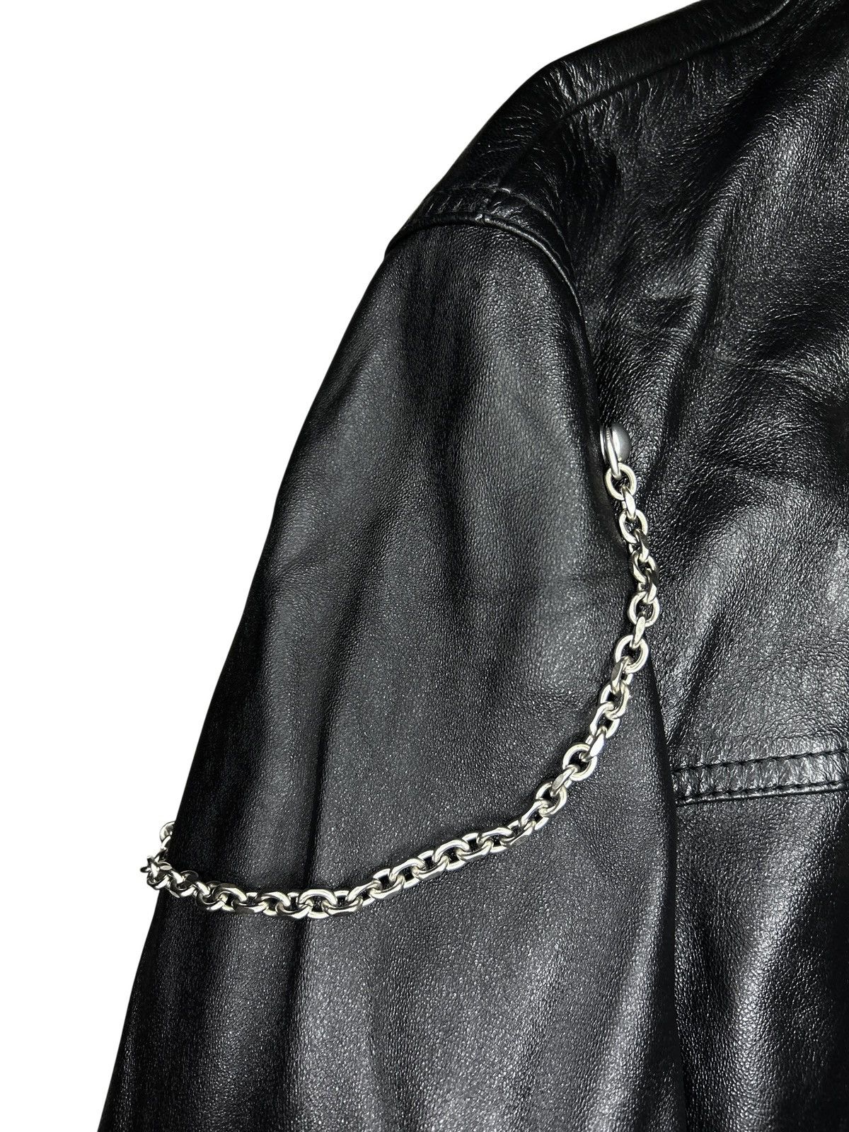 Celine F/W 21 Chained Leather Bomber Size US L / EU 52-54 / 3 - 11 Thumbnail
