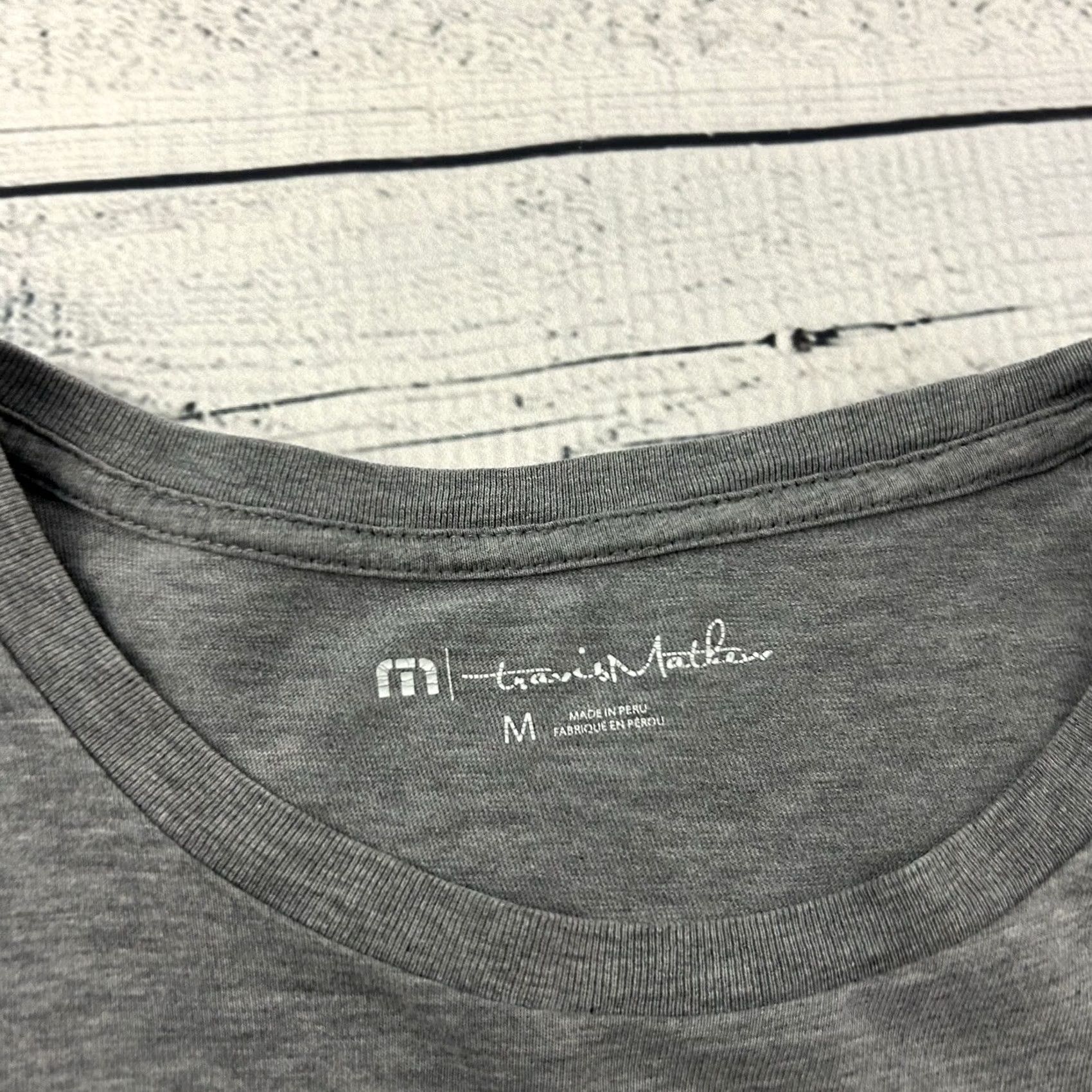 TravisMathew Travis Mathew Established 2007 Short Sleeve T Shirt Men's M Gray Size US M / EU 48-50 / 2 - 2 Thumbnail