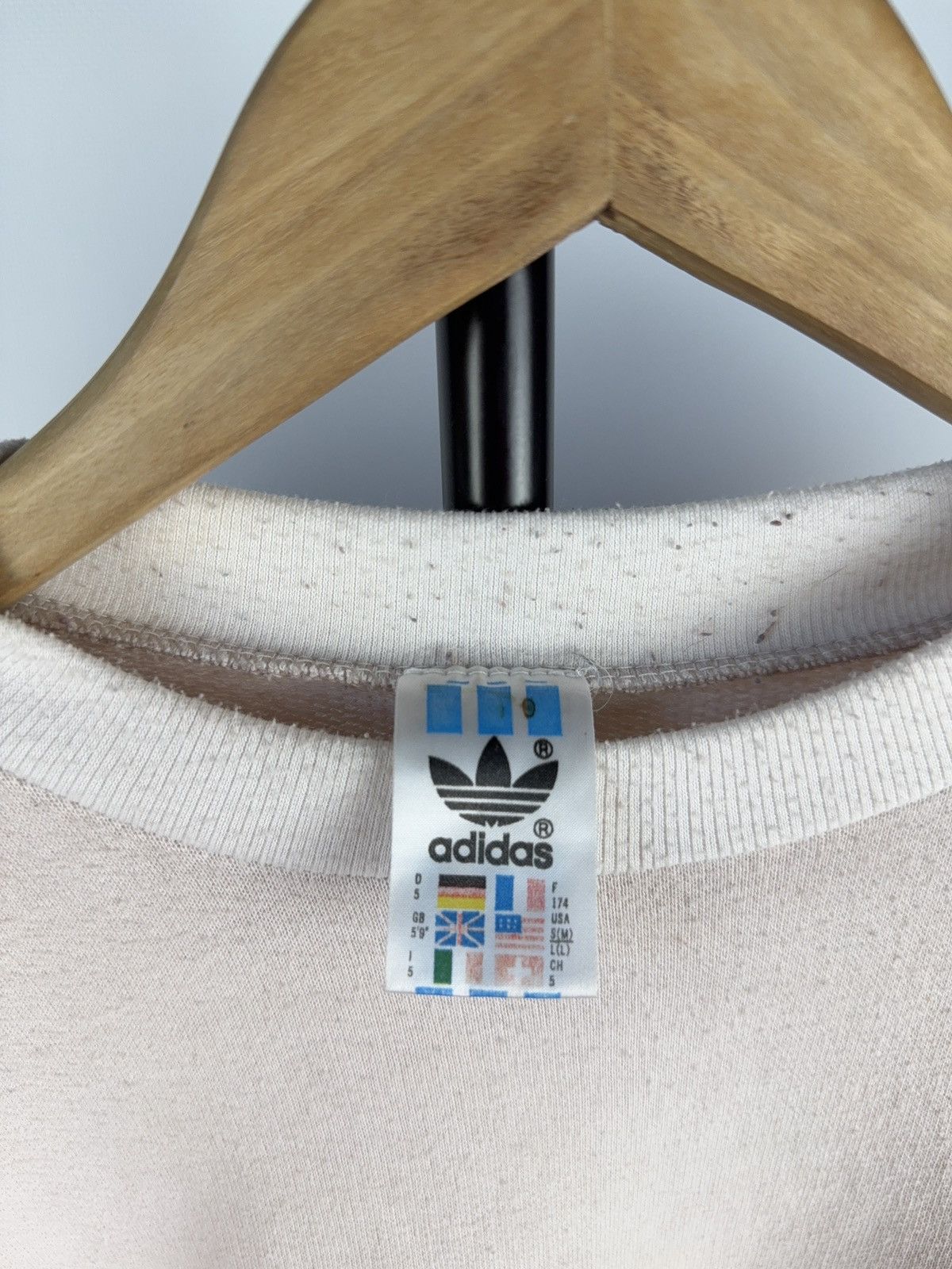 Adidas × Vintage Vintage 90s Adidas Basic Logo Y2K Rare Sweatshirt Size US S / EU 44-46 / 1 - 6 Thumbnail