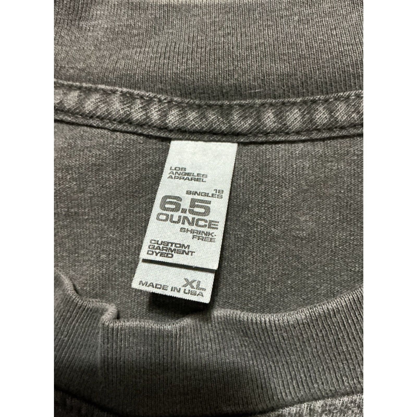 Los Angeles Apparel VINTAGE? (No) Camp Flog Gnaw Los Angeles Apparel Gray Dyed Tacos Cat Graphic L/S T-Shirt XL Mens Size US XL / EU 56 / 4 - 8 Thumbnail