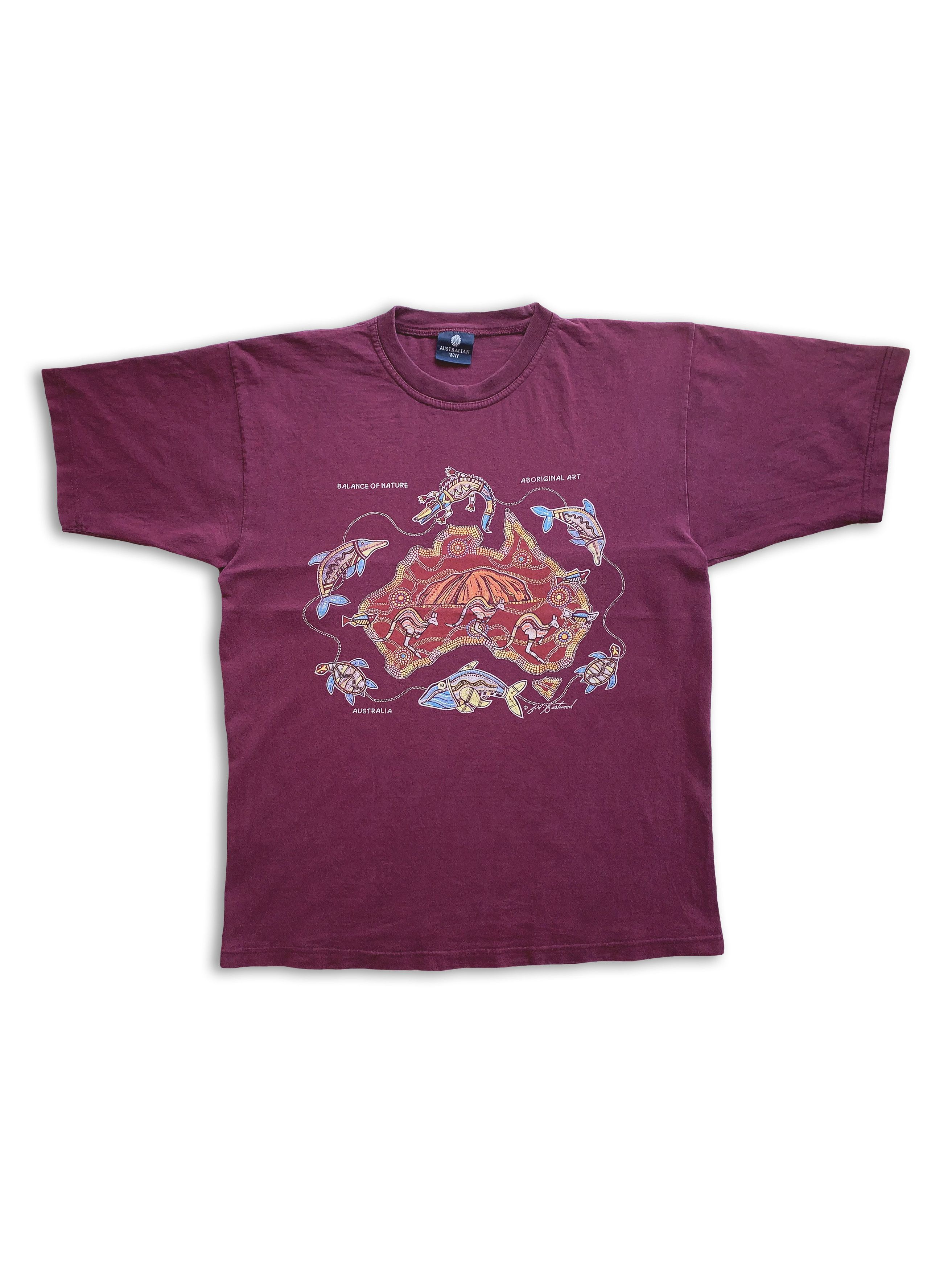 Other Y2K AUSTRALIA T Shirt JW Eastwood Aboriginal Art Tee Mozaic Size US M / EU 48-50 / 2 - 1 Thumbnail