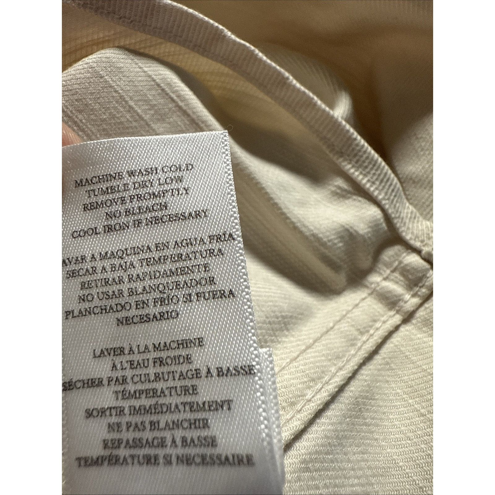 Rails Rails Fern Snap Shirt in Bone Long Sleeve Pocket Detail XL Size XL / US 12-14 / IT 48-50 - 13 Thumbnail