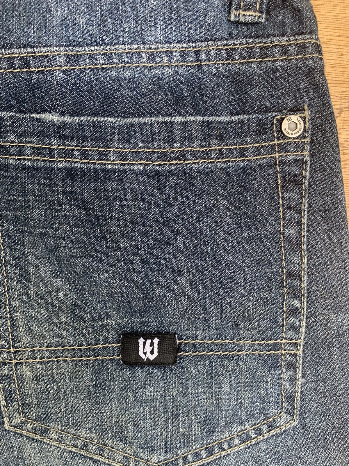 Hook-Ups World Industries Orignal Skateboarding Company Denim Pants Size US 28 / EU 44 - 14 Thumbnail