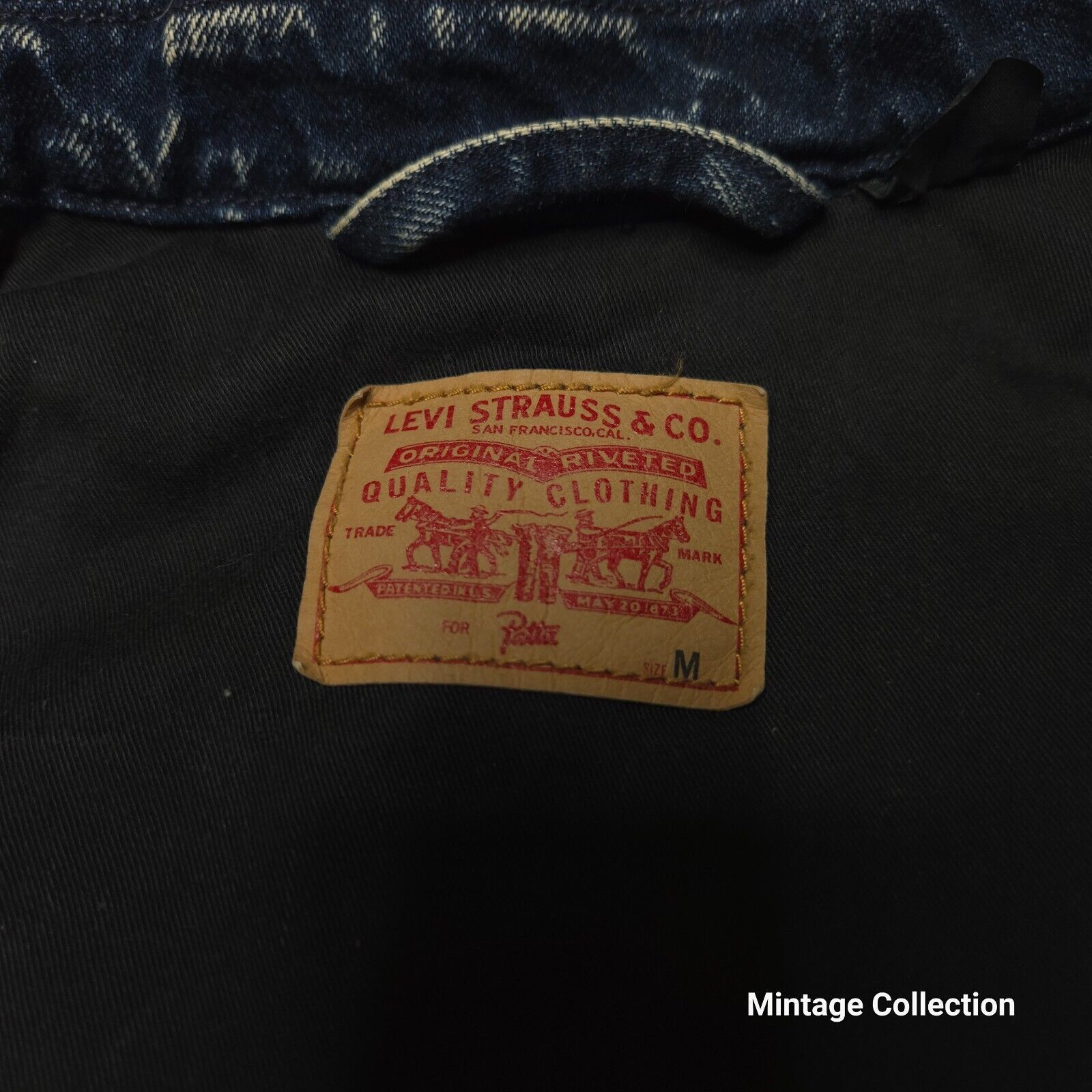Patta PATTA x LEVI'S ACID WASH DENIM JACKET LINED SNAP BUTTON Sz M Size US M / EU 48-50 / 2 - 9 Thumbnail