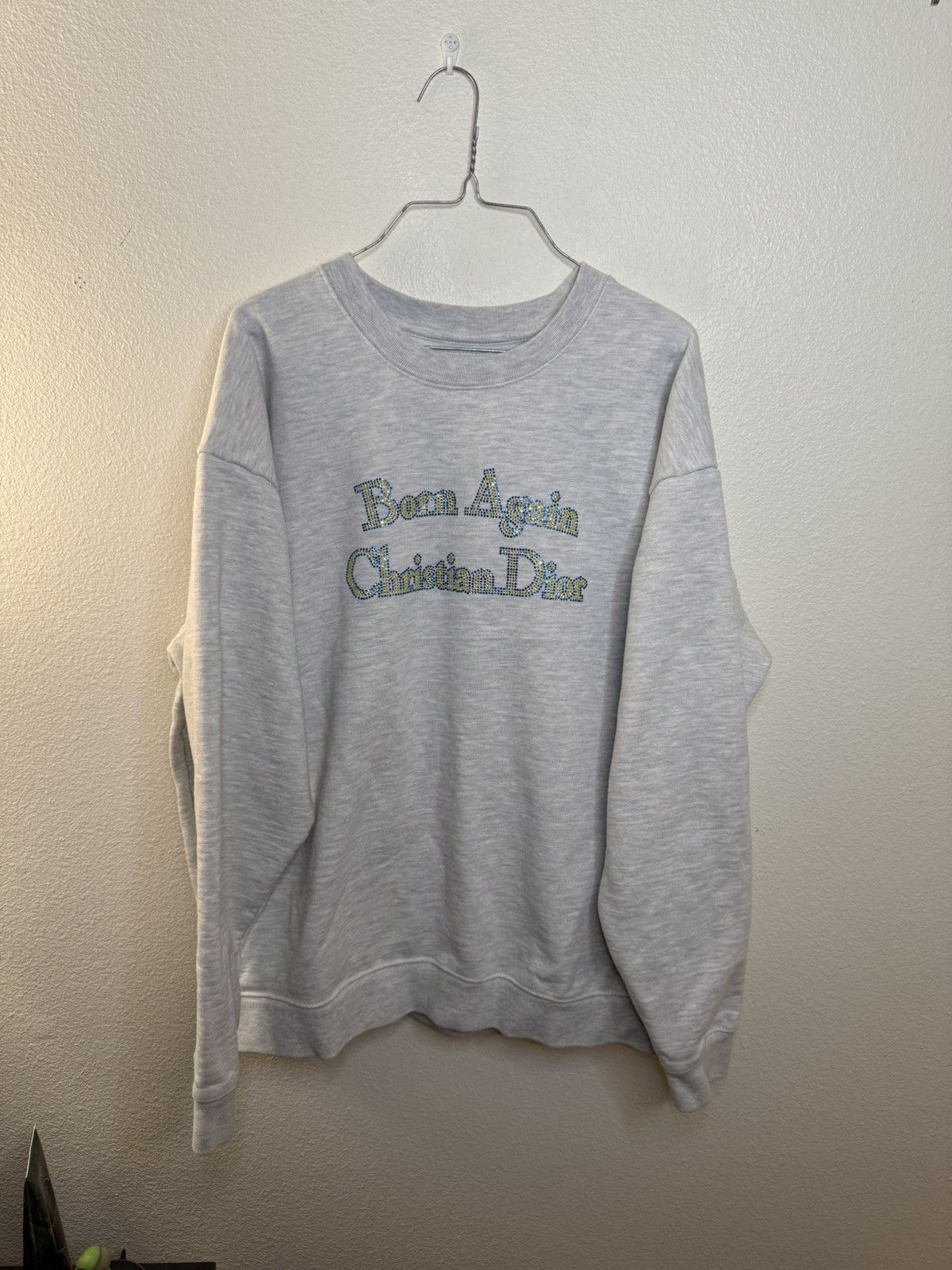 Market Christian Dior Born Again Sweater Rhinestone Size US XL / EU 56 / 4 - 1 Thumbnail