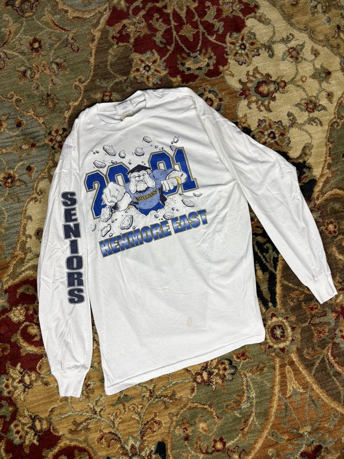 Jerzees × Vintage Vintage Y2K buffalo high school long sleeve tshirt Size US XL / EU 56 / 4 - 1 Thumbnail