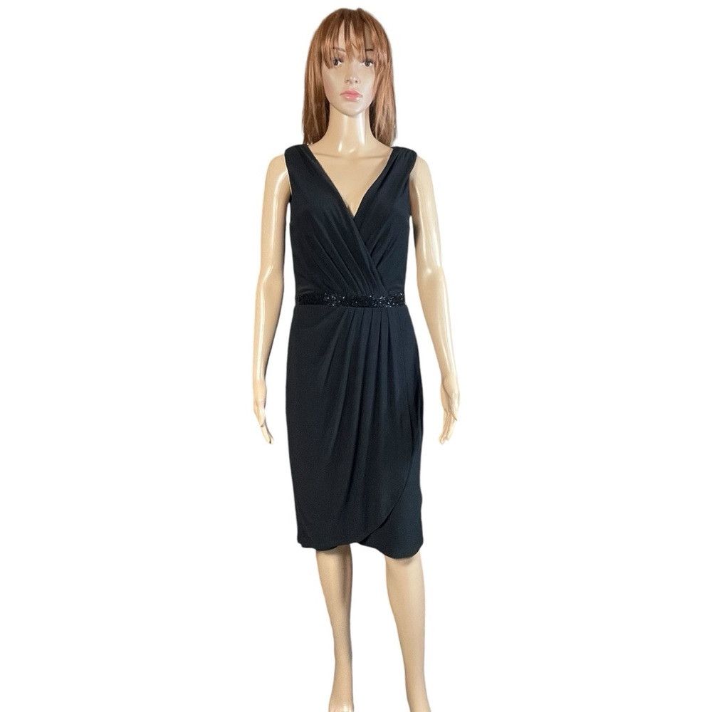 Ralph Lauren Ralph Lauren Beaded Sleeveless Sheath Black Dress Size 6 Size M / US 6-8 / IT 42-44 - 1 Thumbnail