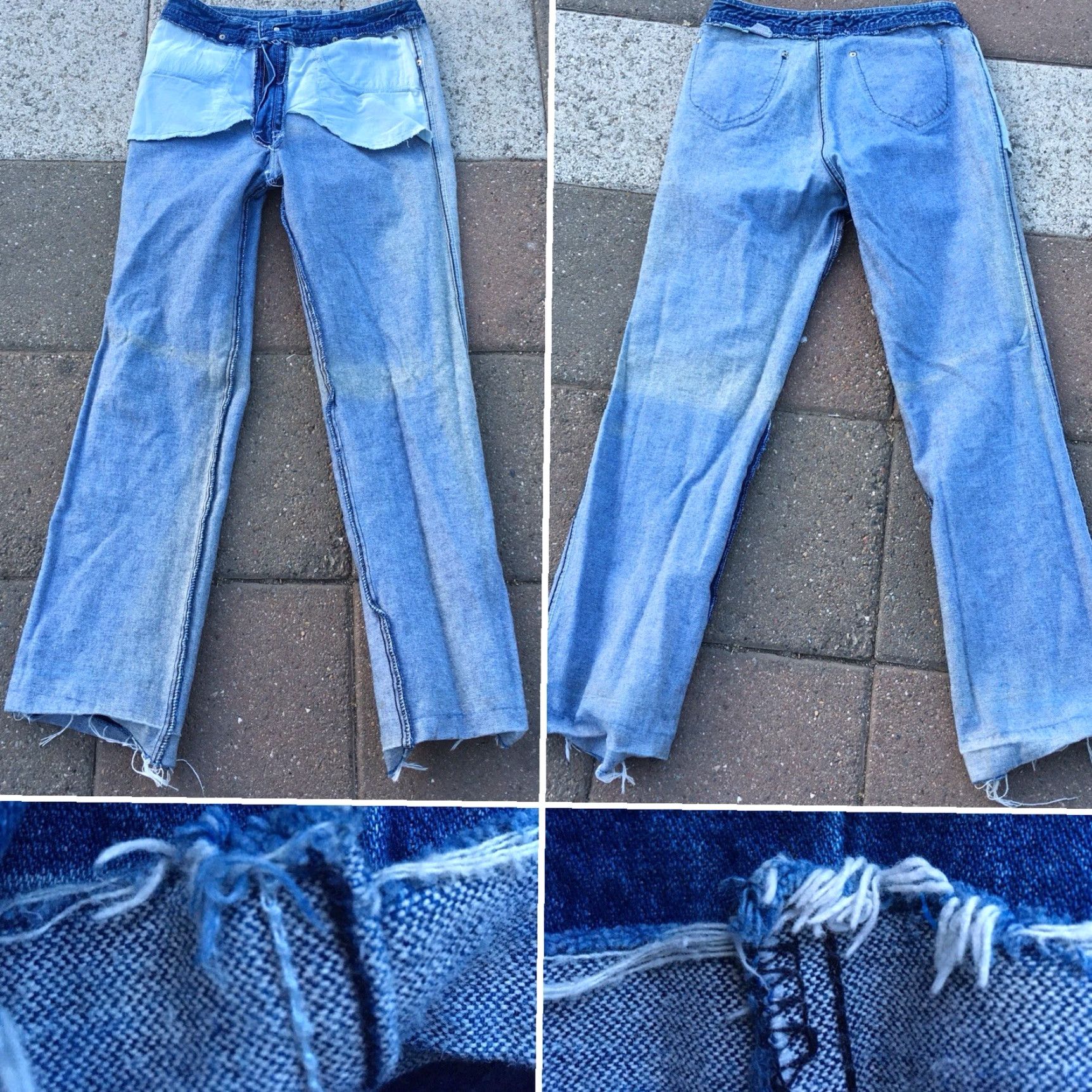 Vintage VINTAGE Sergio Valente Jeans 34 36 Measure 31.5 in X 31 - 32 1970s 1980s Denim Blue 31.5 31 32 Zipper fly Mens Womens (adjusted) Size US 30 / EU 46 - 5 Thumbnail