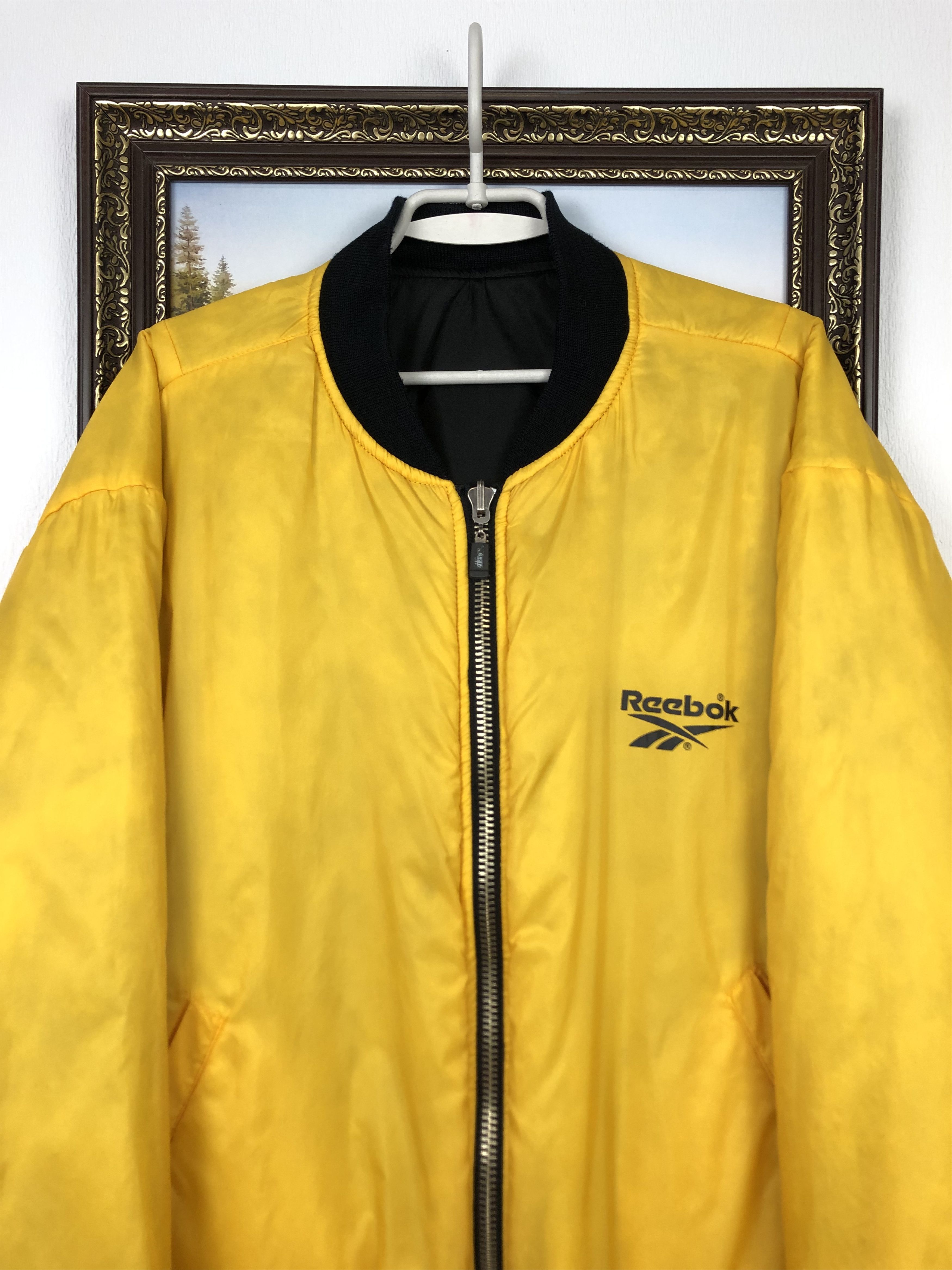 Reebok Vintage Reebok Brondby Football Reversible Jacket Bomber Size US M / EU 48-50 / 2 - 11 Thumbnail