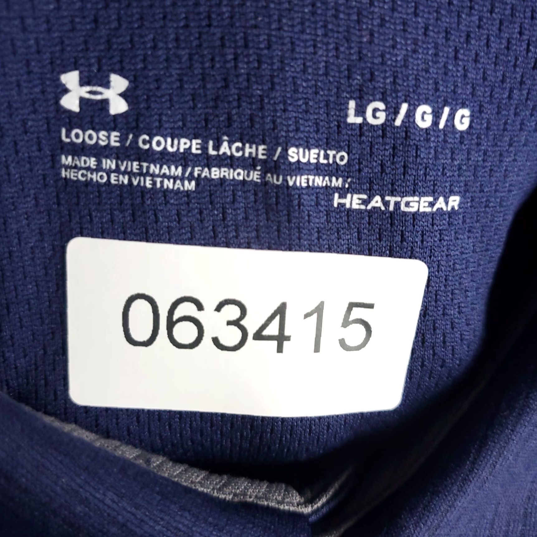 Under Armour Under Armour Polo Shirt Mens L Navy Blue Golf Casual Short Sleeve Size US L / EU 52-54 / 3 - 6 Thumbnail