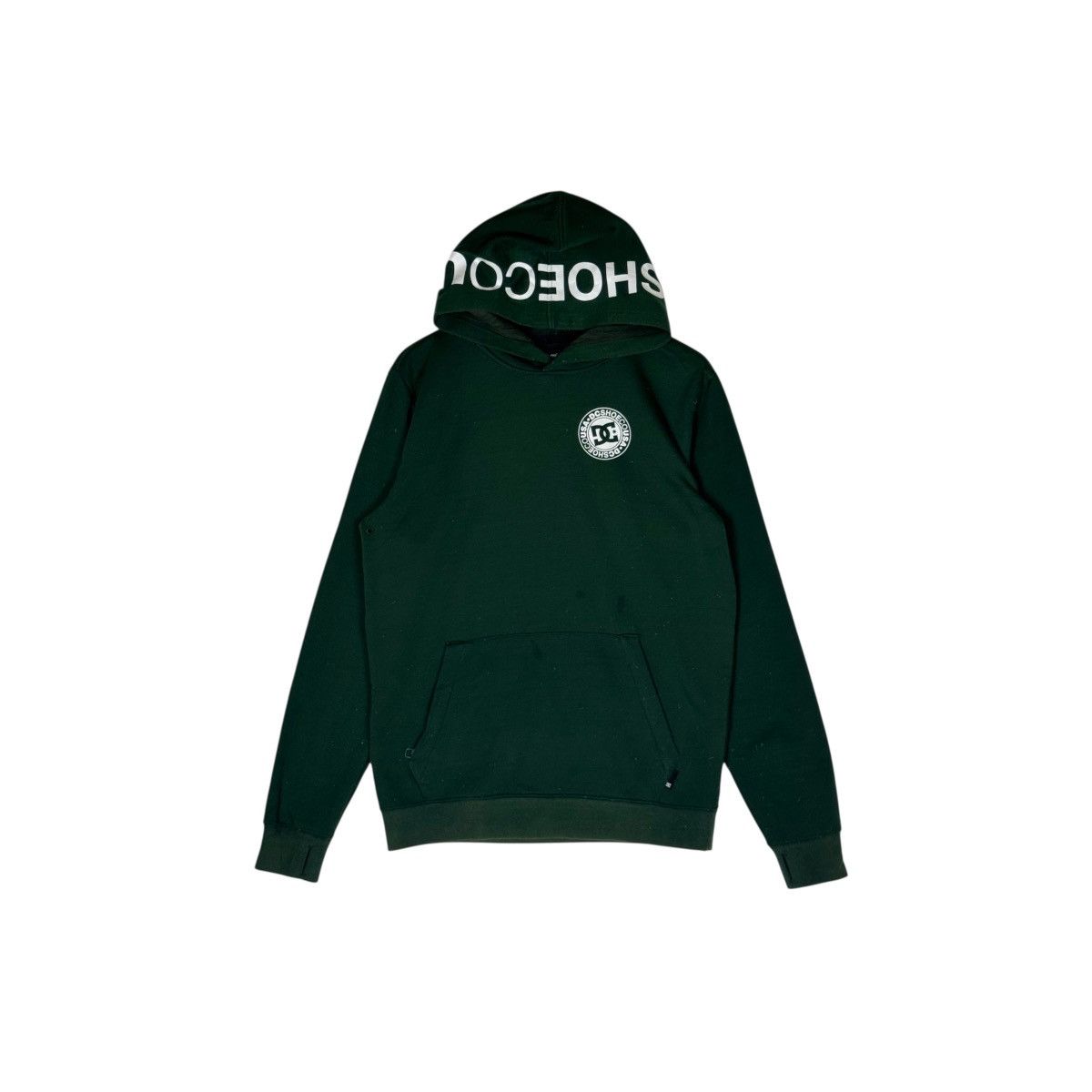 DC DC Shoes Co USA Green Sweater Hooded Size US S / EU 44-46 / 1 - 1 Thumbnail