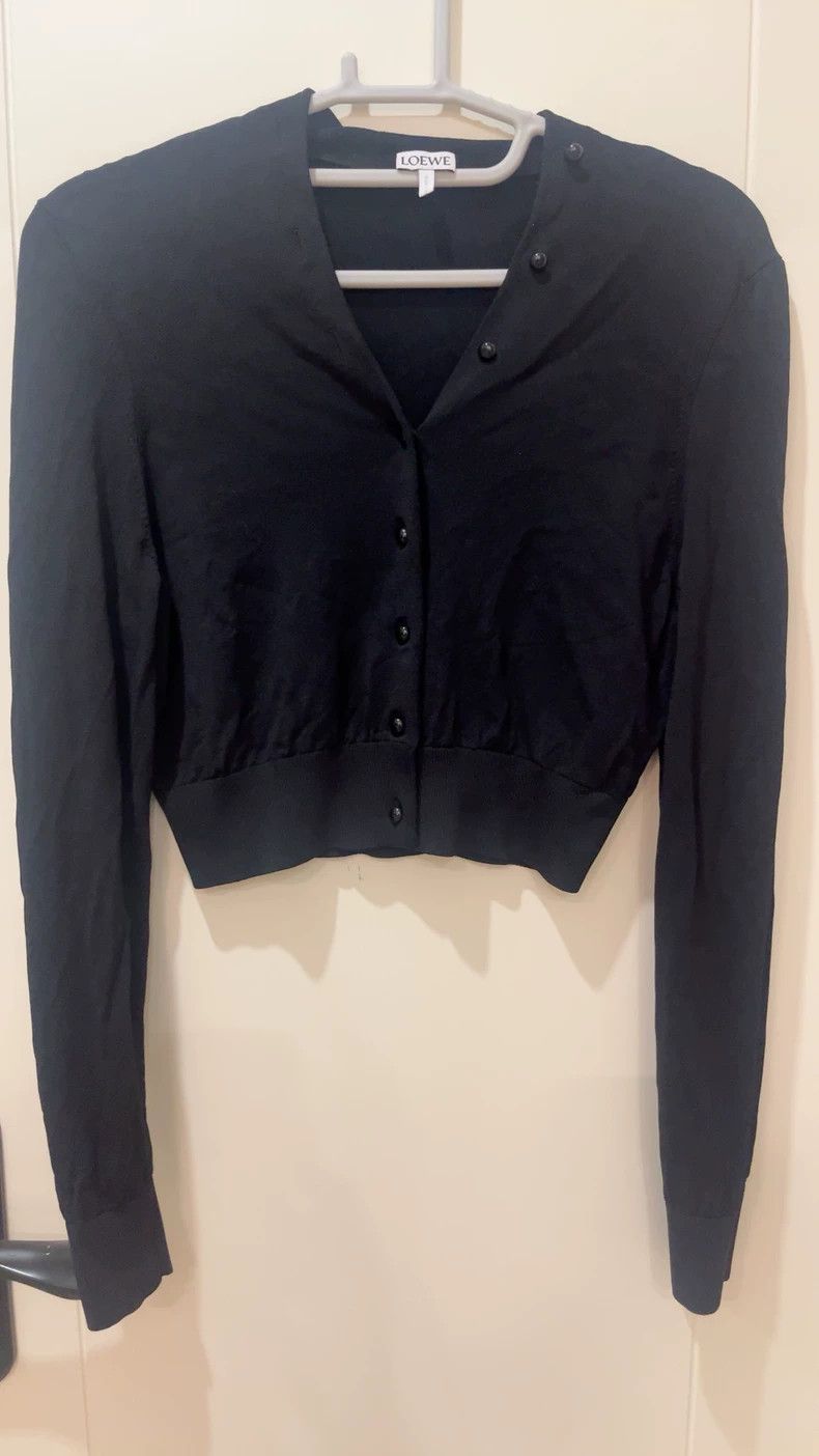 LOEWE Black short coat