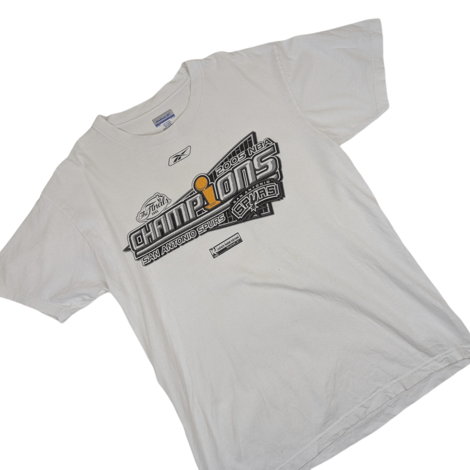 NBA REEBOK 2005 NBA Champions San Antonio Spurs T-Shirt Size US M / EU 48-50 / 2 - 3 Thumbnail