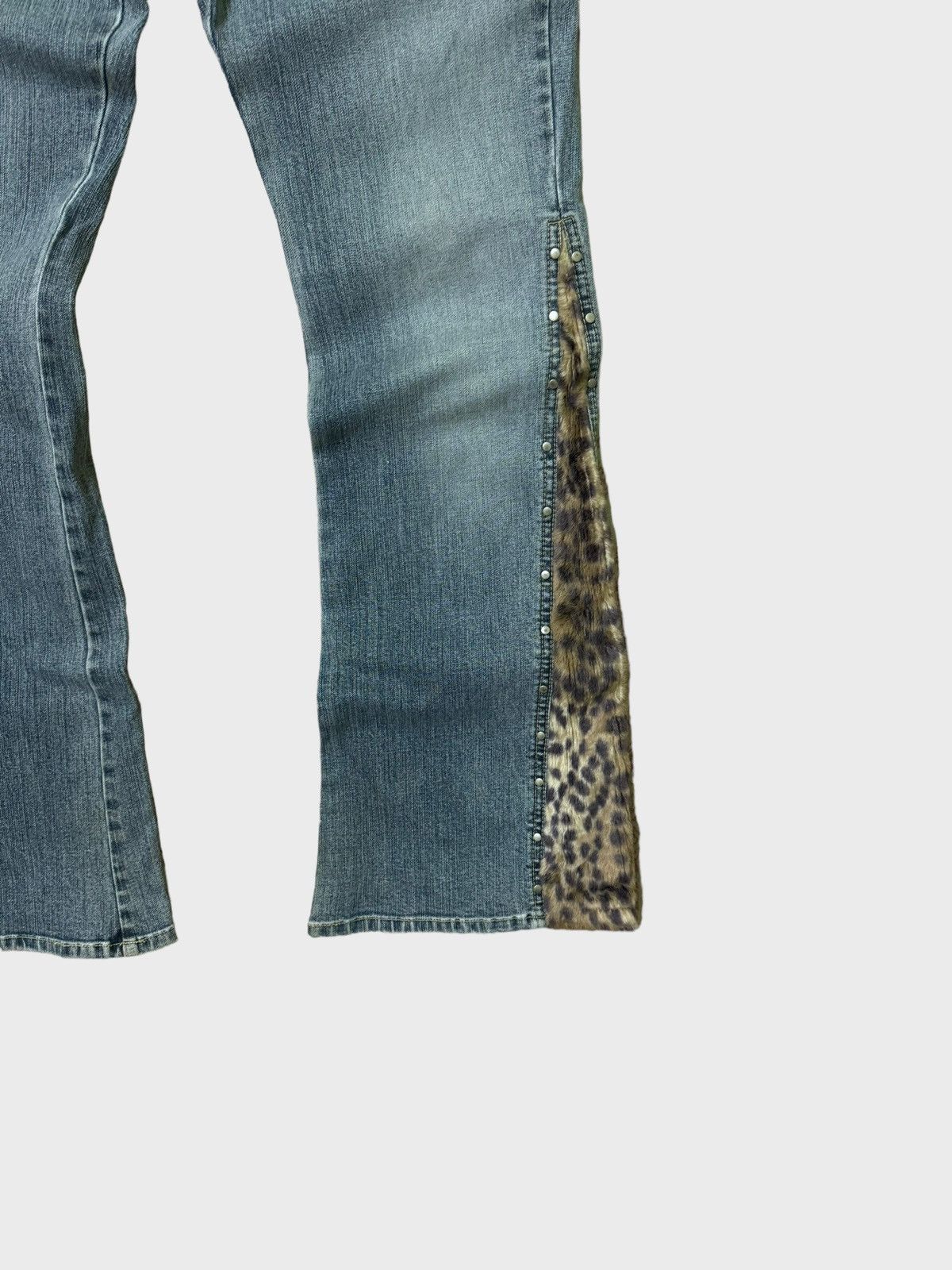Hysteric Glamour × If Six Was Nine × Japanese Brand Crazy Flared ORIRIN Leopard Reworked Bootcut jeans Size US 28 / EU 44 - 6 Thumbnail