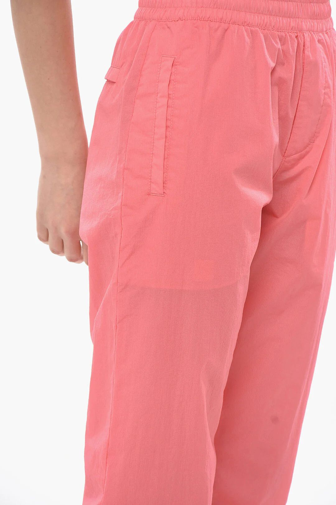 Givenchy og1mm0326 Nylon Joggers in Pink Size 40" / US 18 - 3 Thumbnail