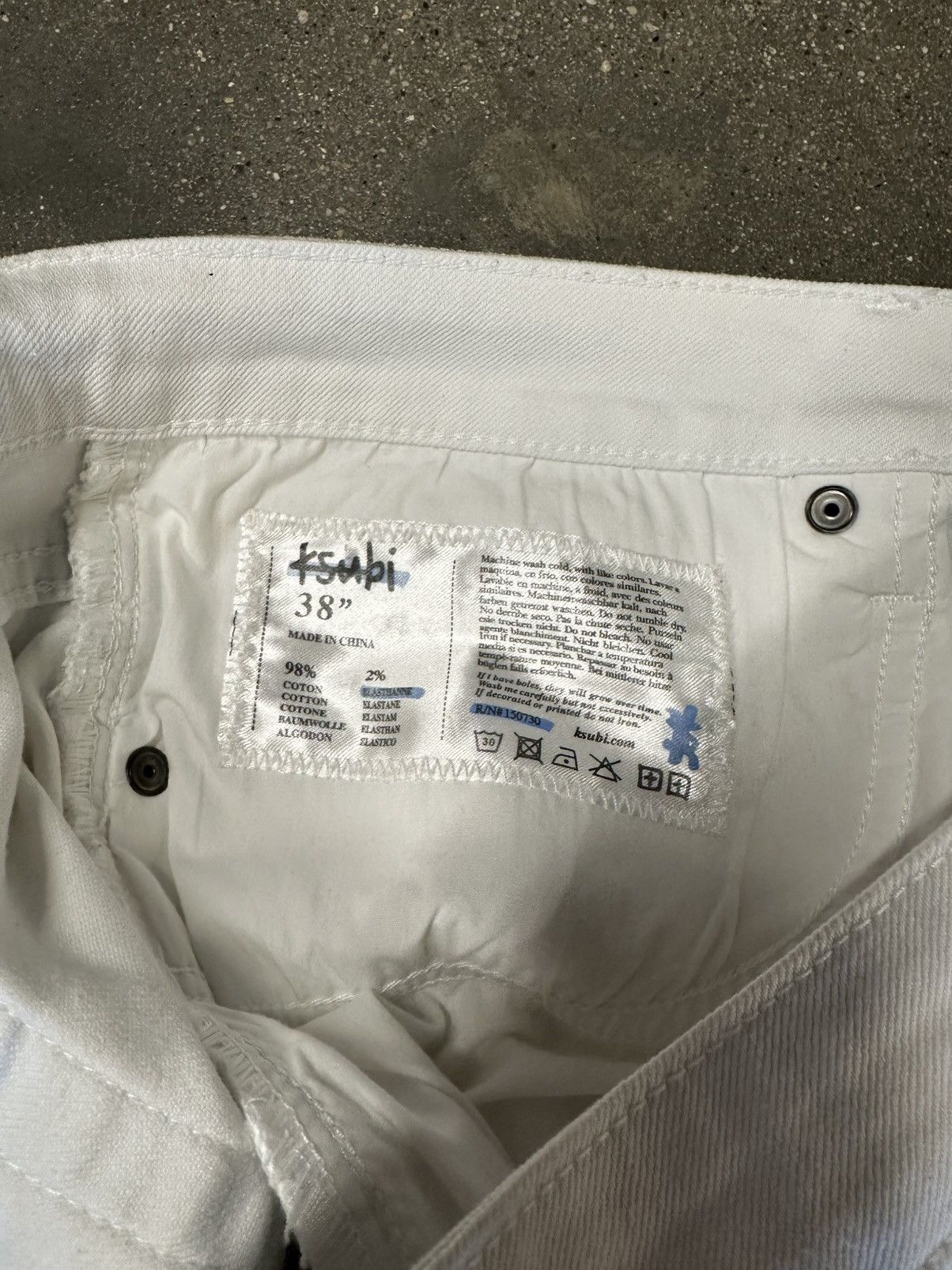Ksubi Ksubi Jorts Heroism White Size US 38 / EU 54 - 4 Thumbnail