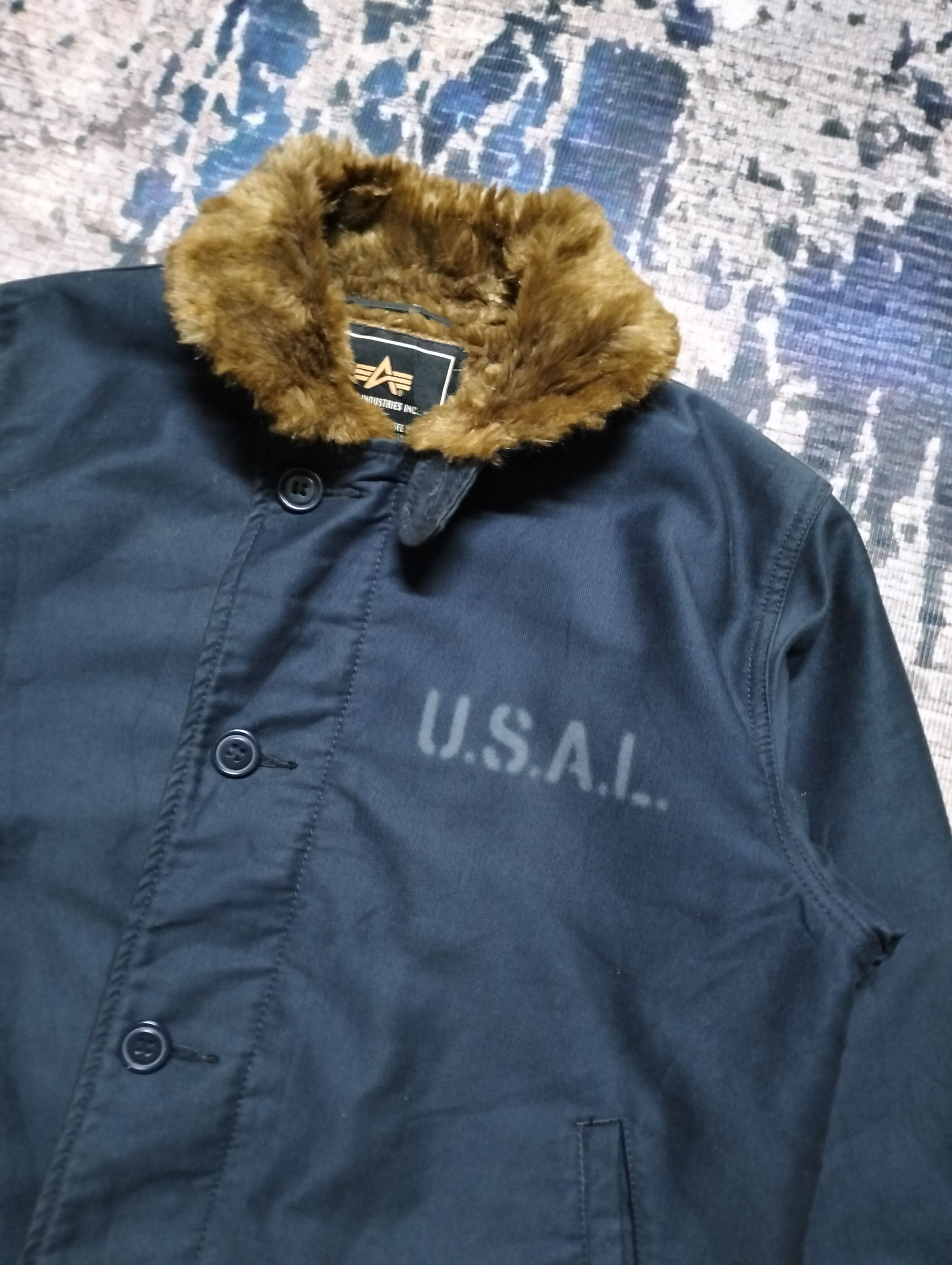 Alpha Industries Vintage Alpha Industries N-1 Deck Jacket "Pawn Nomads" Size US M / EU 48-50 / 2 - 9 Thumbnail