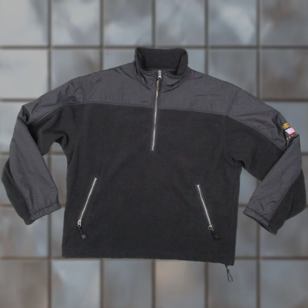 Vintage VINTAGE Woolrich Jacket Mens Large Black Full Zip Fleece Workwear John Rich Bros Fashion Woolrich Size US L / EU 52-54 / 3 - 1 Thumbnail