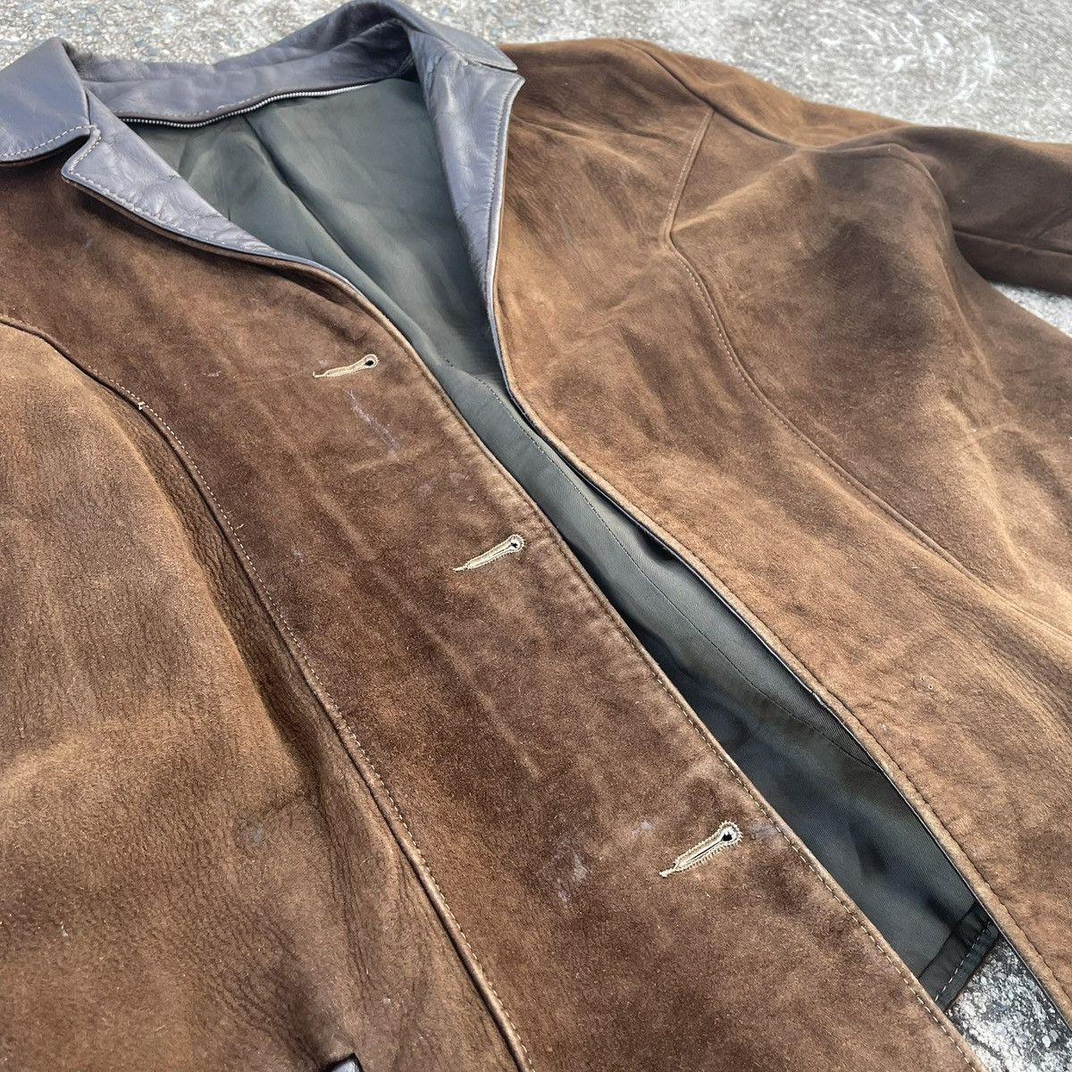 Vintage Vintage Womens Leather Jacker Size M / US 6-8 / IT 42-44 - 3 Thumbnail