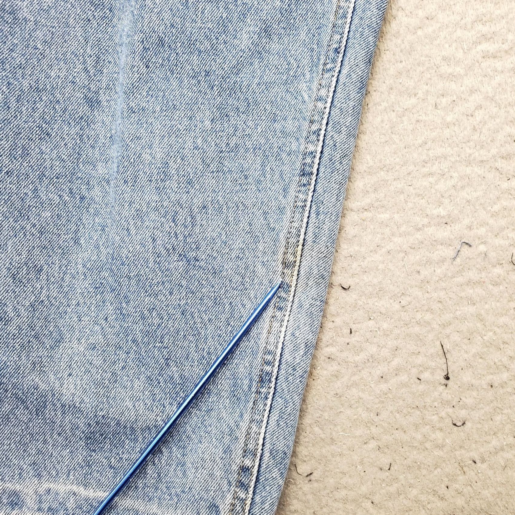 Bugle Boy Bugle Boy Mens Jeans 42x30 Blue Denim 740 Relaxed Fit Straight Leg Vintage Style Shirt Size US 42 / EU 58 - 7 Thumbnail