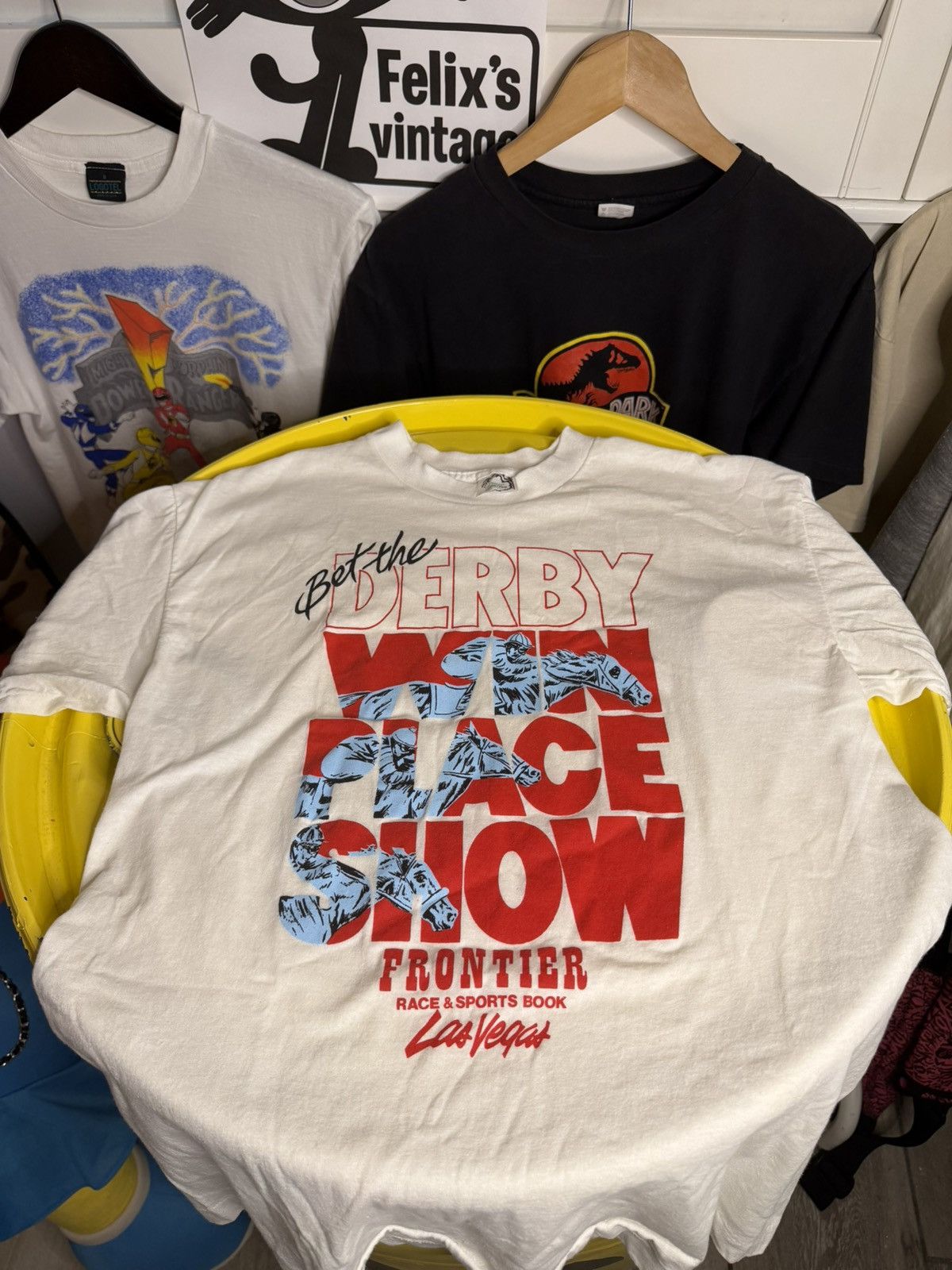 Vintage 1970s Derby T-shirt single stitch Size US M / EU 48-50 / 2 - 3 Thumbnail