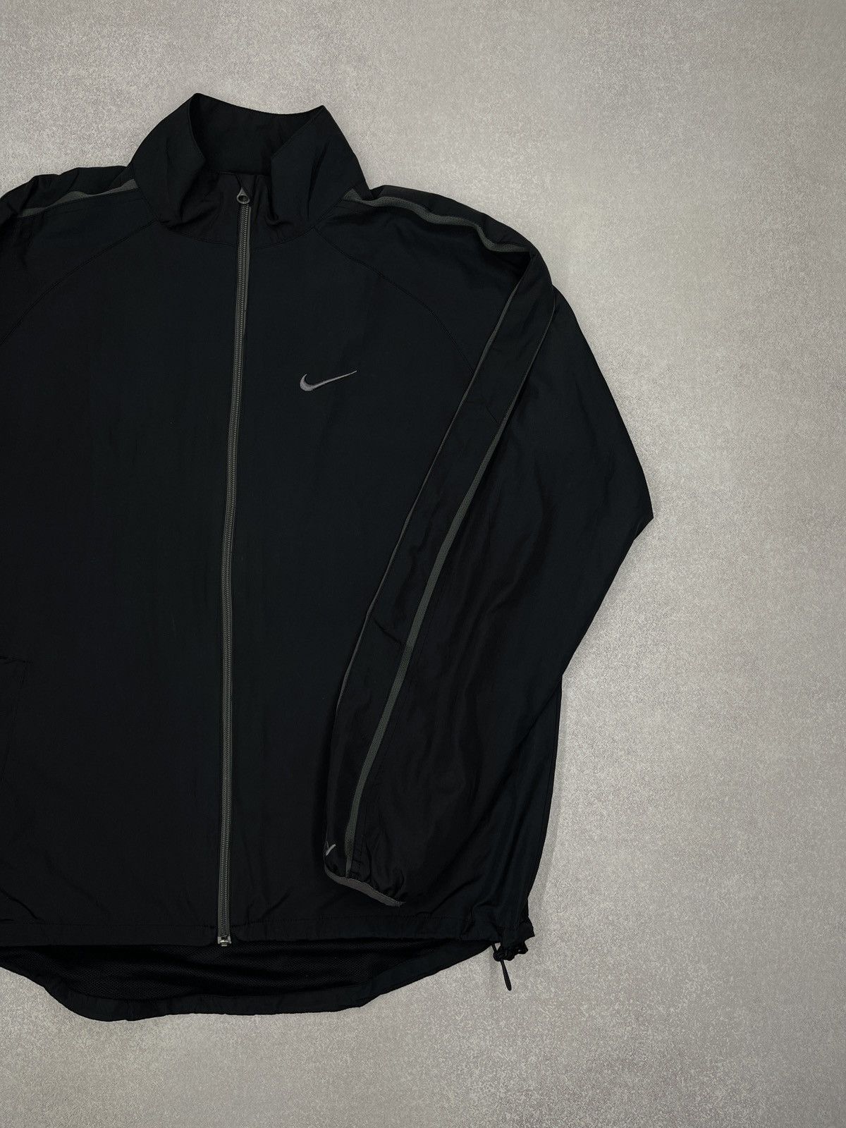 Nike Vintage Nike Athletic Light Jacket Black Drill Y2K ACG TN Size US L / EU 52-54 / 3 - 3 Thumbnail