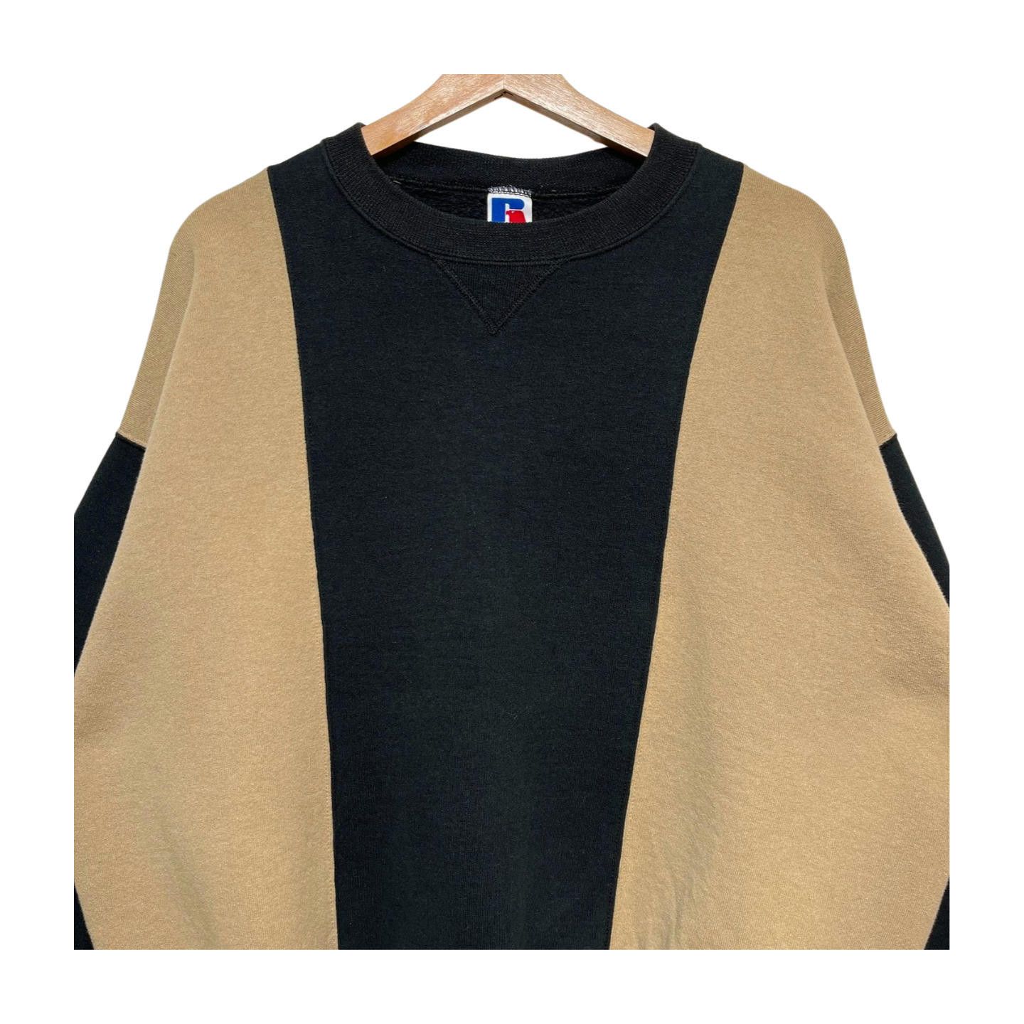 Russell Athletic × Vintage Vintage 90s Russel Athletic Two Tone Sweatshirt XL Size US XL / EU 56 / 4 - 2 Thumbnail