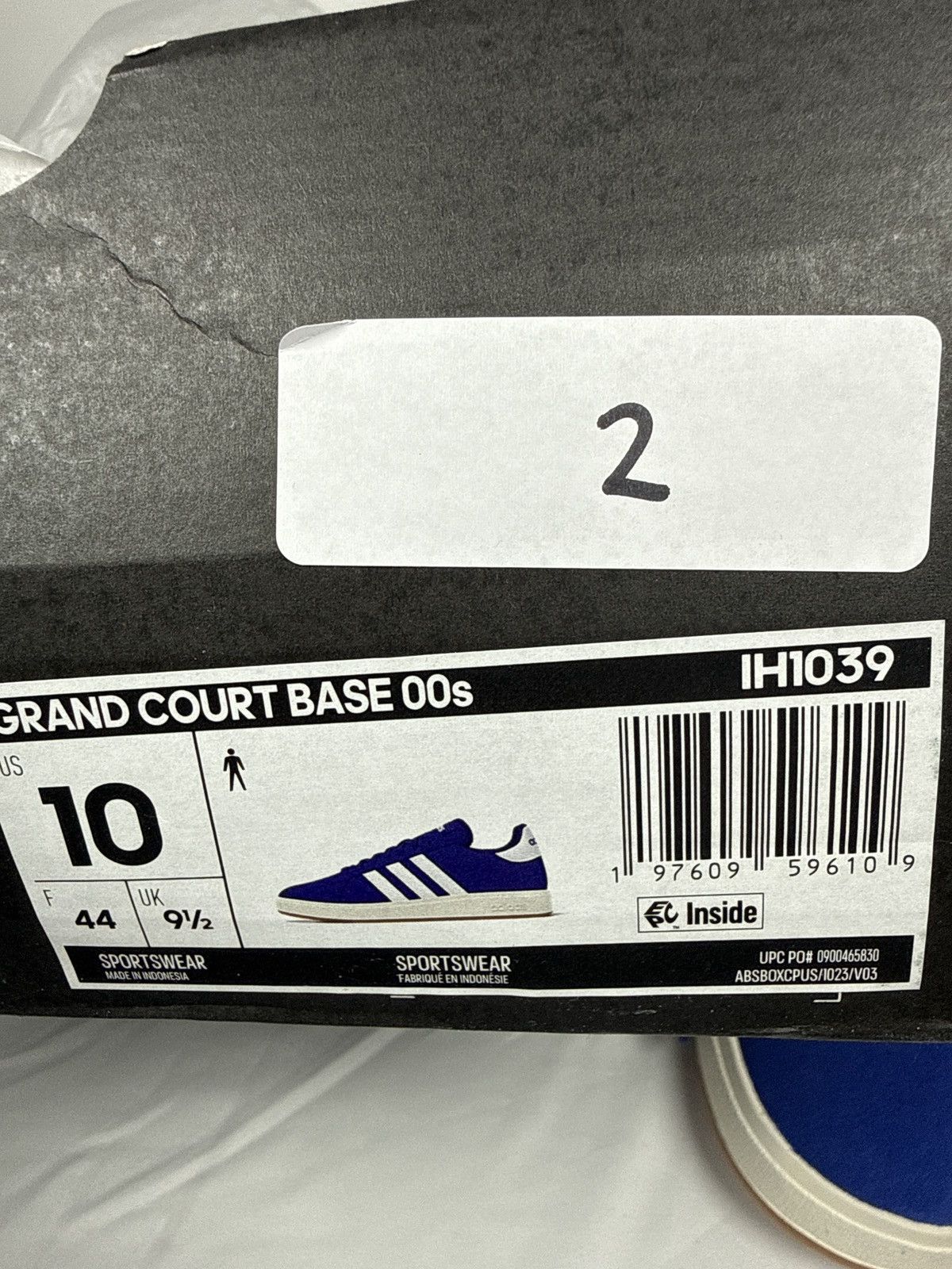 Adidas Adidas Blue Grand Court Base 00’s size 10 Mens- Ds Size US 10 / EU 43 - 8 Thumbnail