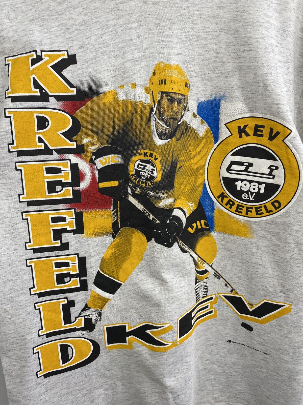 NHL 🇩🇪 Vintage 1994 Krefeld KEV NHL Athletic Jersey T-Shirt Y2K Size US M / EU 48-50 / 2 - 7 Thumbnail