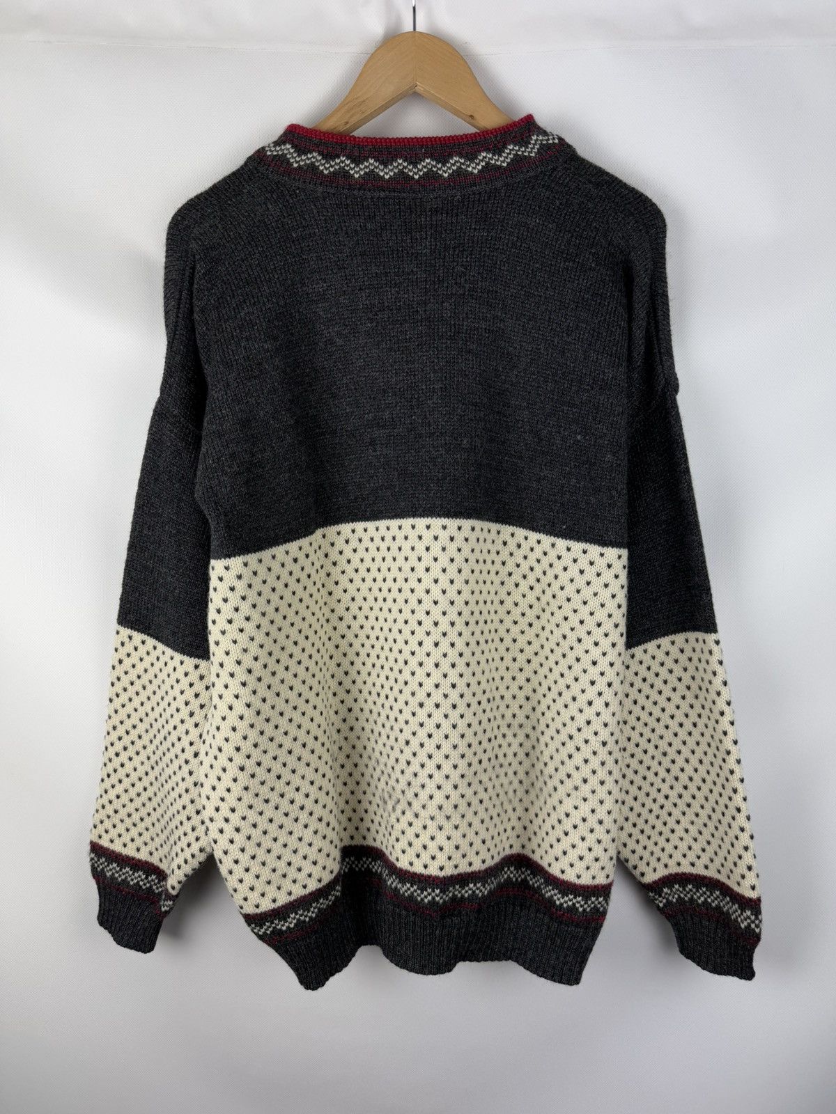 Norwool Norwool Men’s Vintage Knitted Wool Nordic Sweater Pullover Size US L / EU 52-54 / 3 - 13 Thumbnail