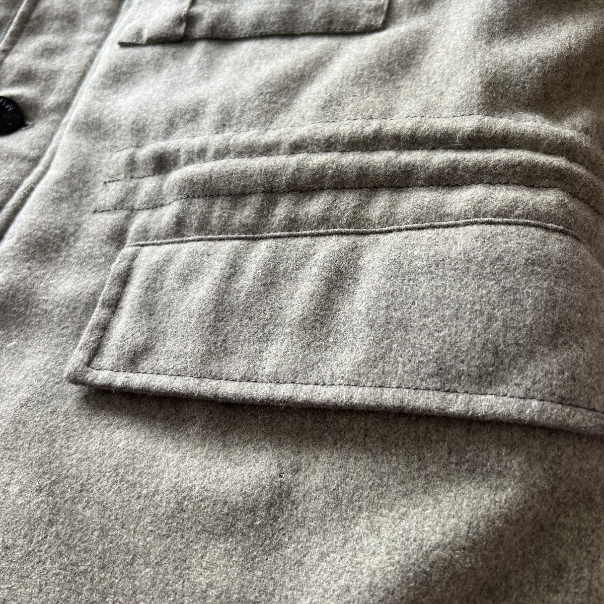 Stone Island 🔥🔥 Stone Island Grey Wool Blend Ice Jacket Size US M / EU 48-50 / 2 - 10 Thumbnail