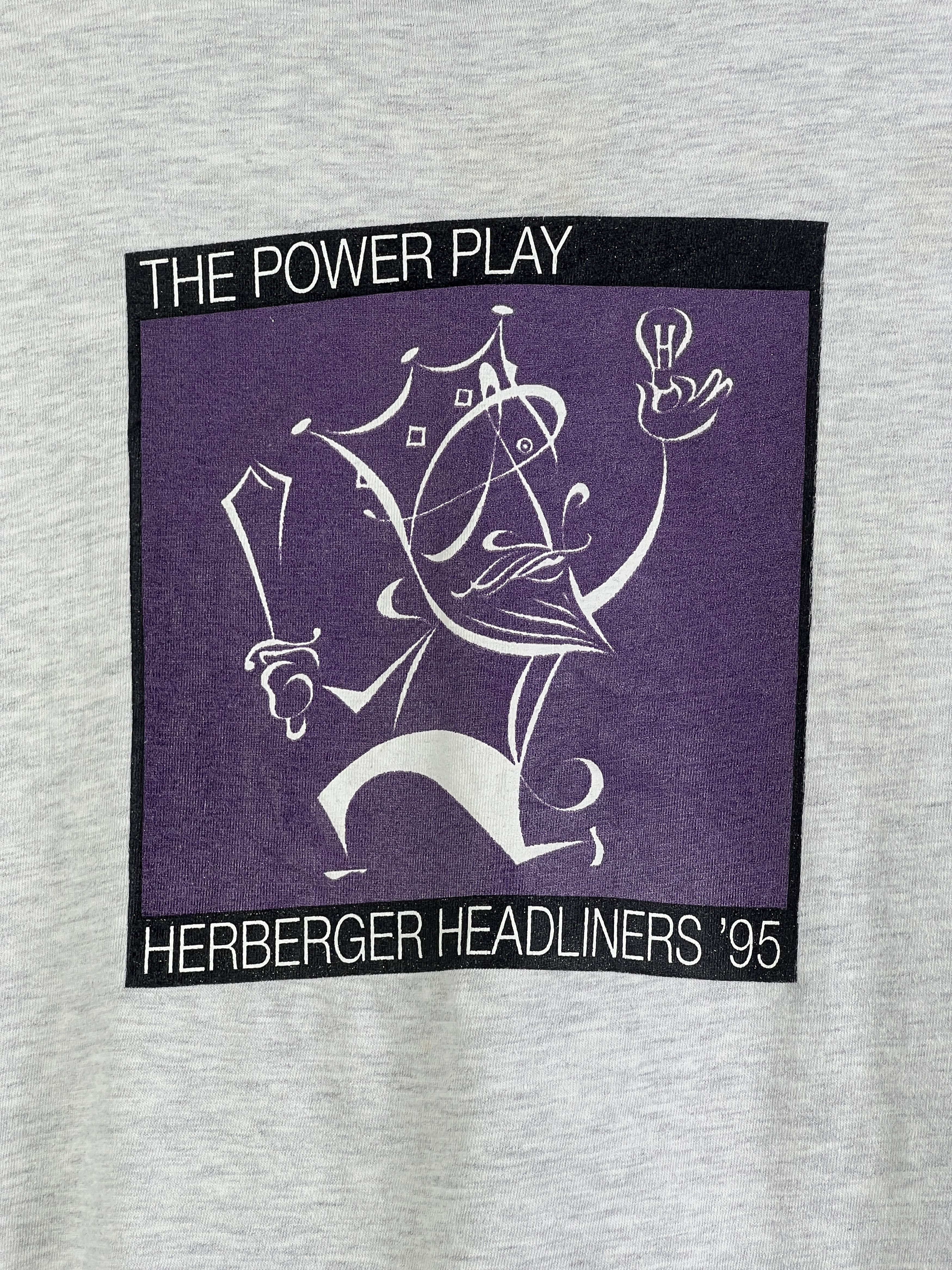 Vintage No.5134 Vintage 90s The Power Play Promo Graphic Tee (XL) Size US XL / EU 56 / 4 - 2 Thumbnail