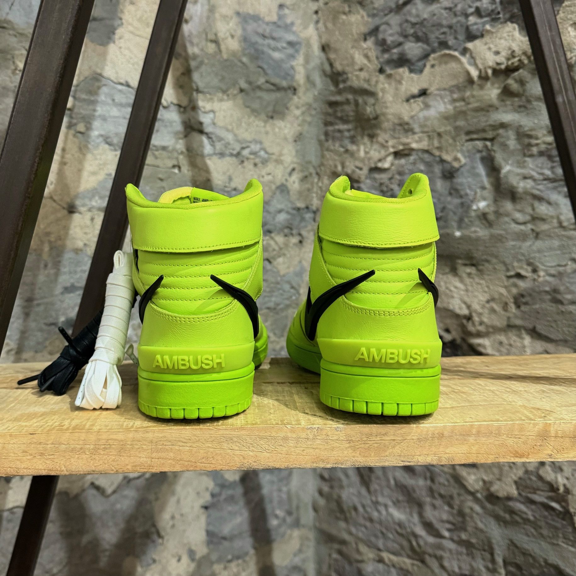 Ambush Design × Nike Nike x Ambush Dunk Hi Atomic Green Sneakers Size US 9.5 / EU 42-43 - 5 Thumbnail