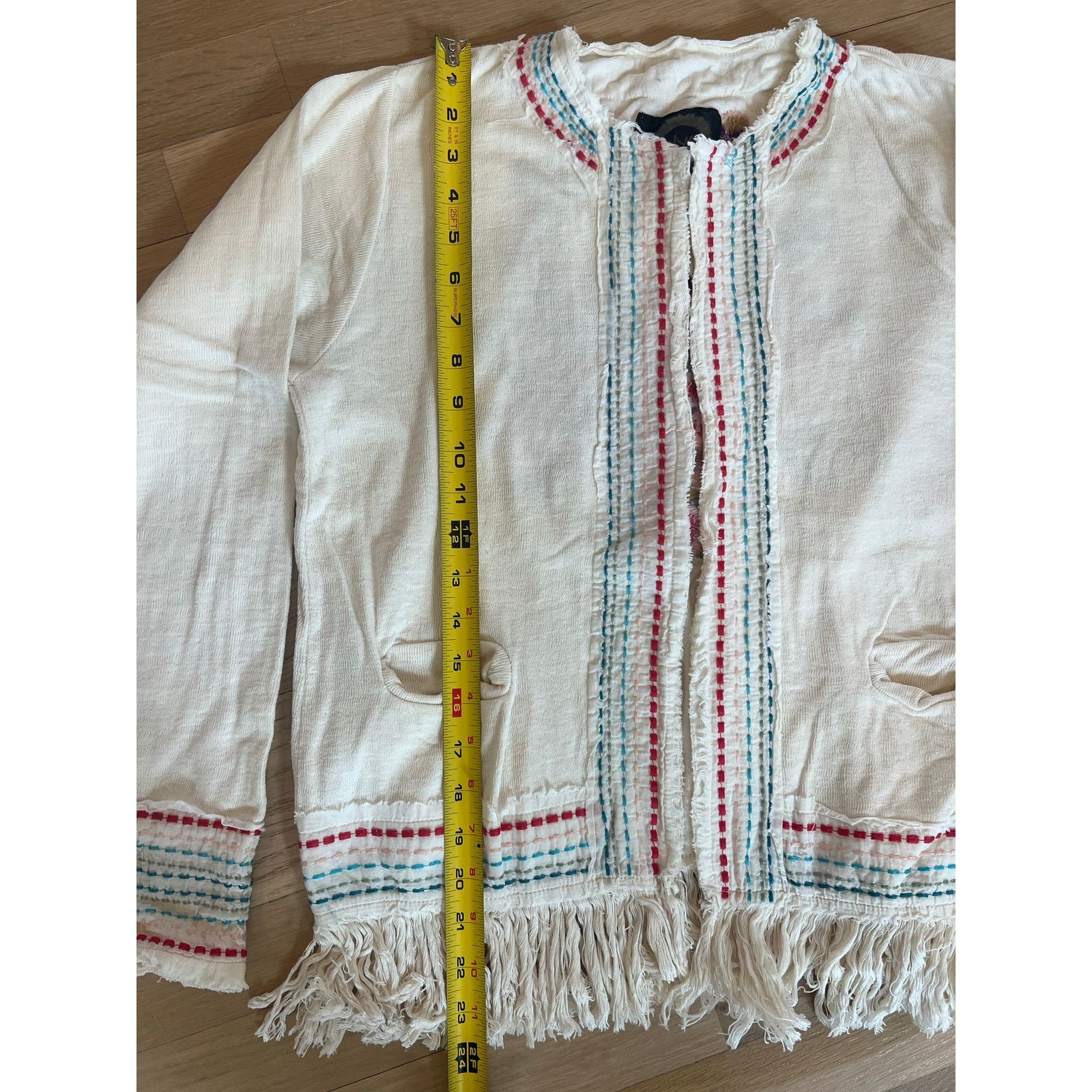 Johnny Was Johnny Was Yatiz Cardigan in Ivory (Sz S) Size S / US 4 / IT 40 - 4 Thumbnail