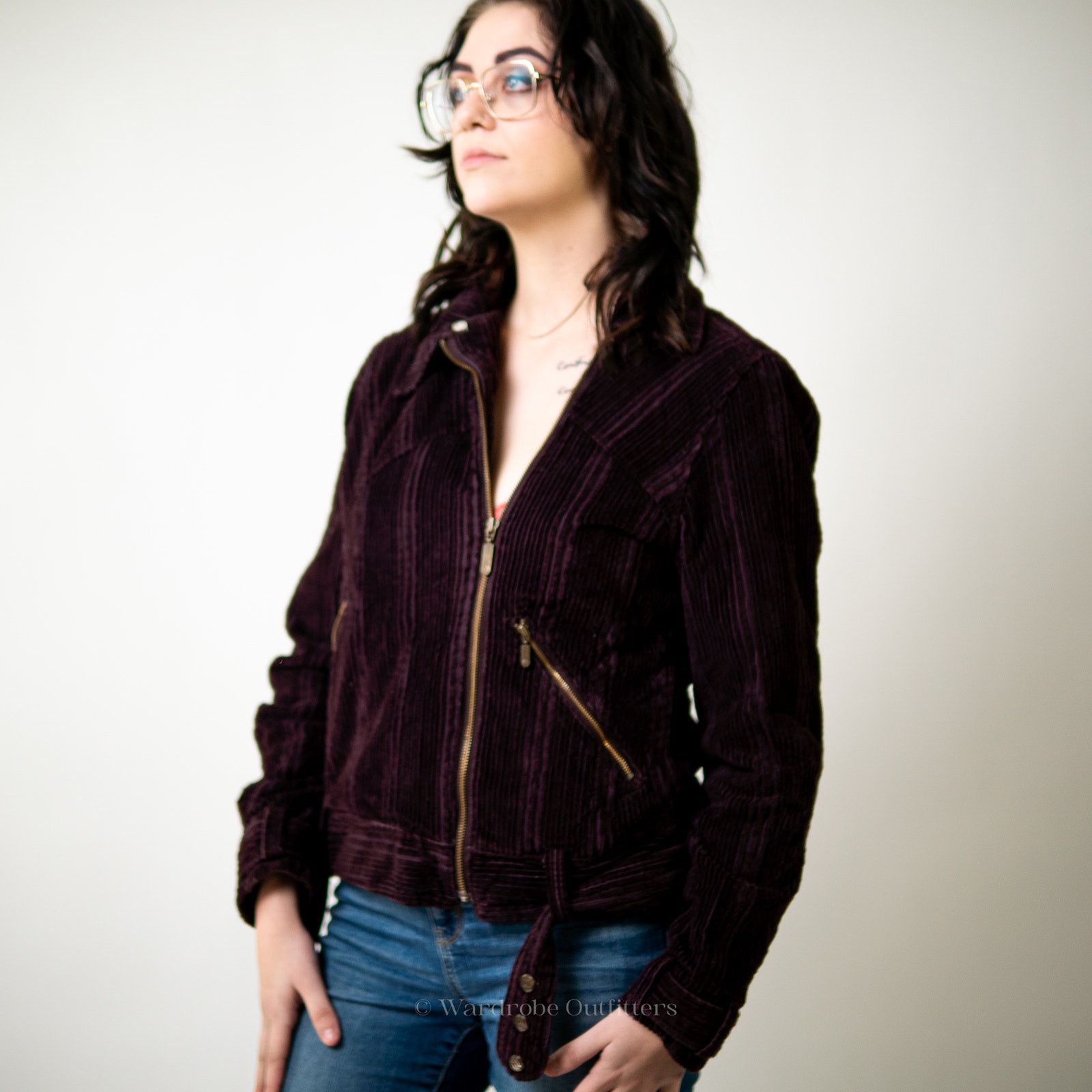 Columbia Columbia Corduroy Burgundy Ribbed Jacket - M Size M / US 6-8 / IT 42-44 - 2 Thumbnail