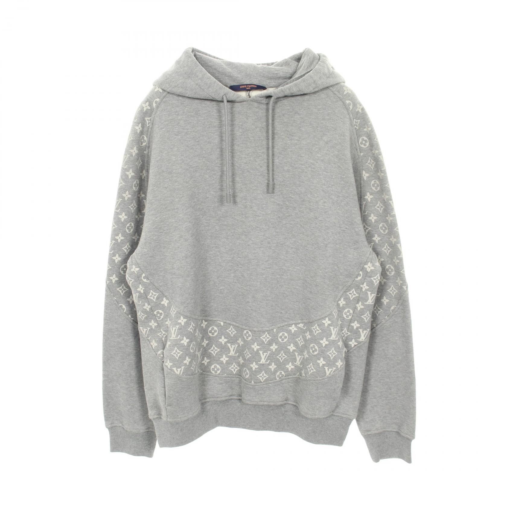 Louis Vuitton Louis Vuitton Louis Vuitton Monogram Circle Cut Hoodie Cotton Top Textile Sweatshirts & Hoodies DUTY FREE for USA Size ONE SIZE - 1 Thumbnail