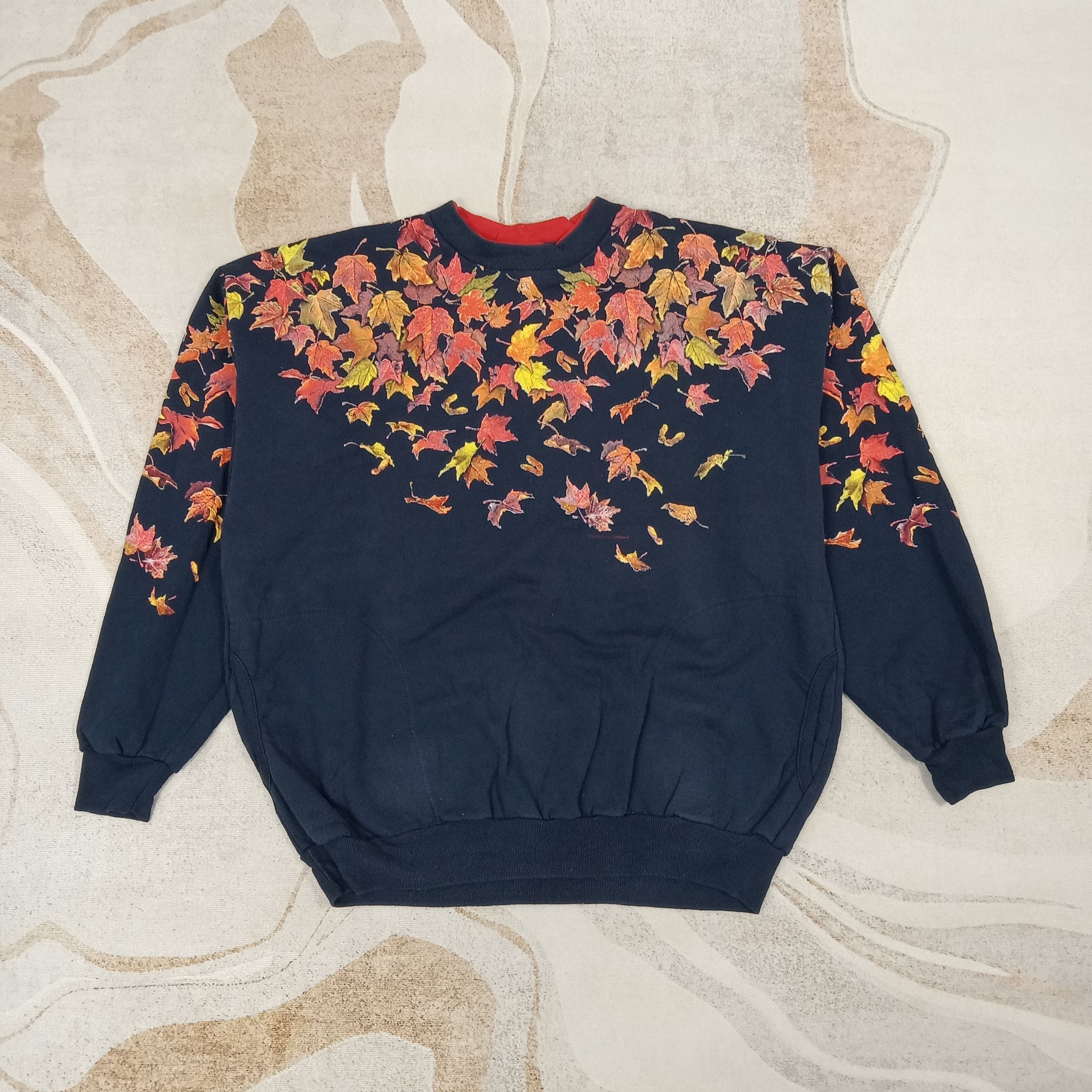 Vintage Arr Unlimited Autumn Sweatshirt 90's C267N27 Size US L / EU 52-54 / 3 - 1 Thumbnail